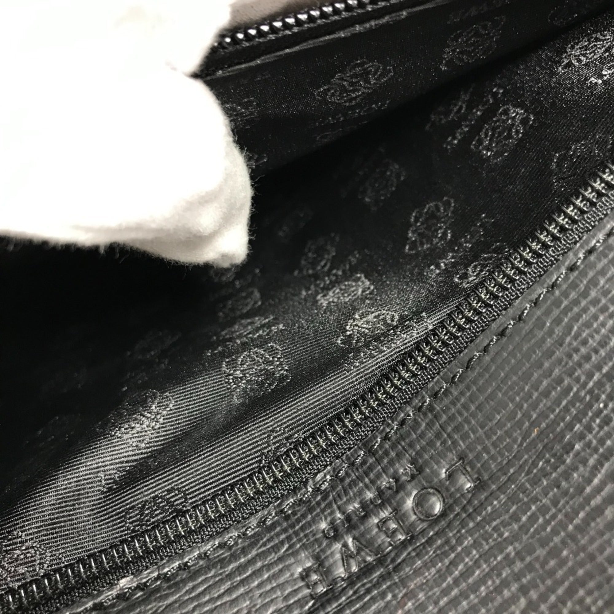 Loewe Black Leather Briefcase Handbag (Pre-Owned)
