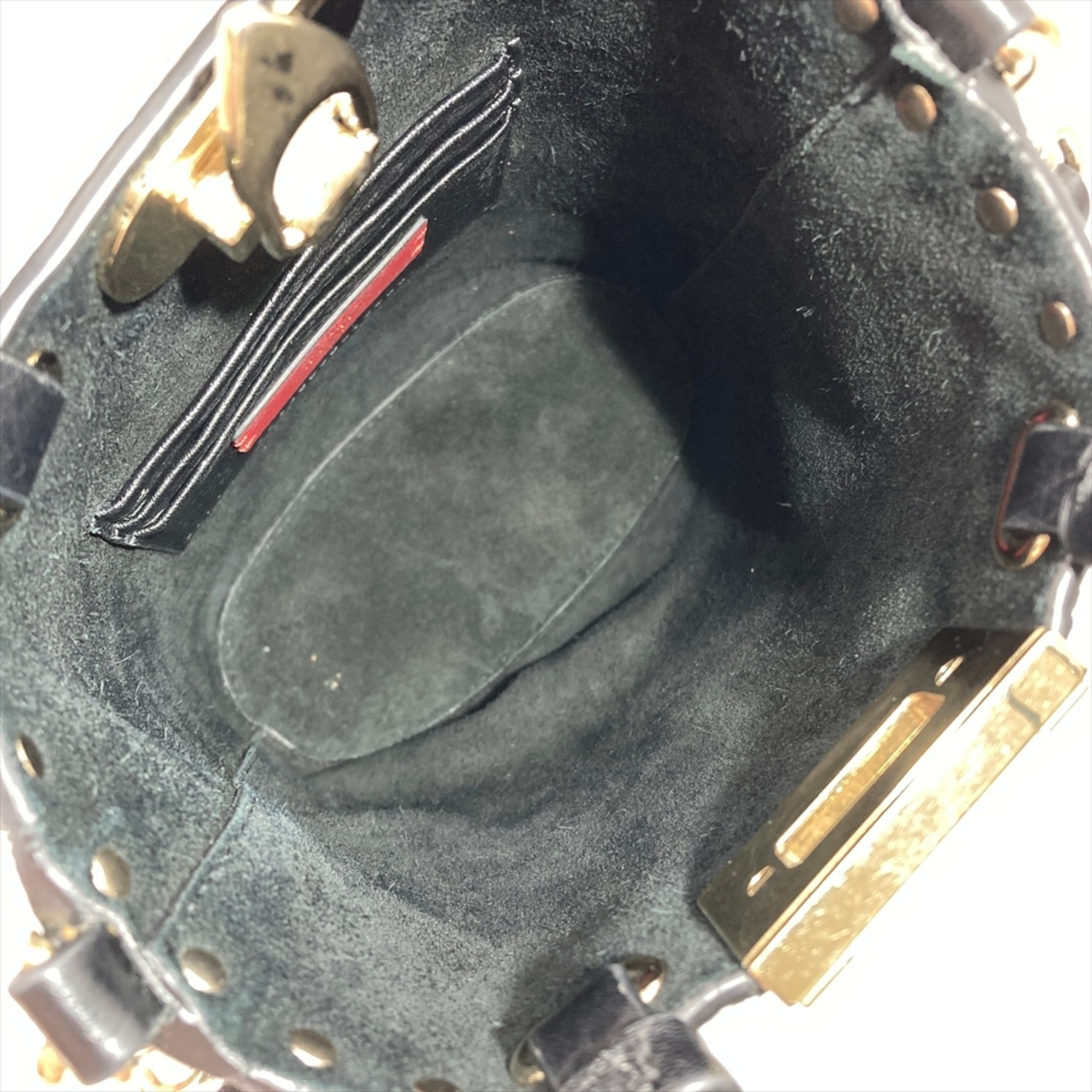 Valentino Black Leather Shoulder Bag (Pre-Owned)