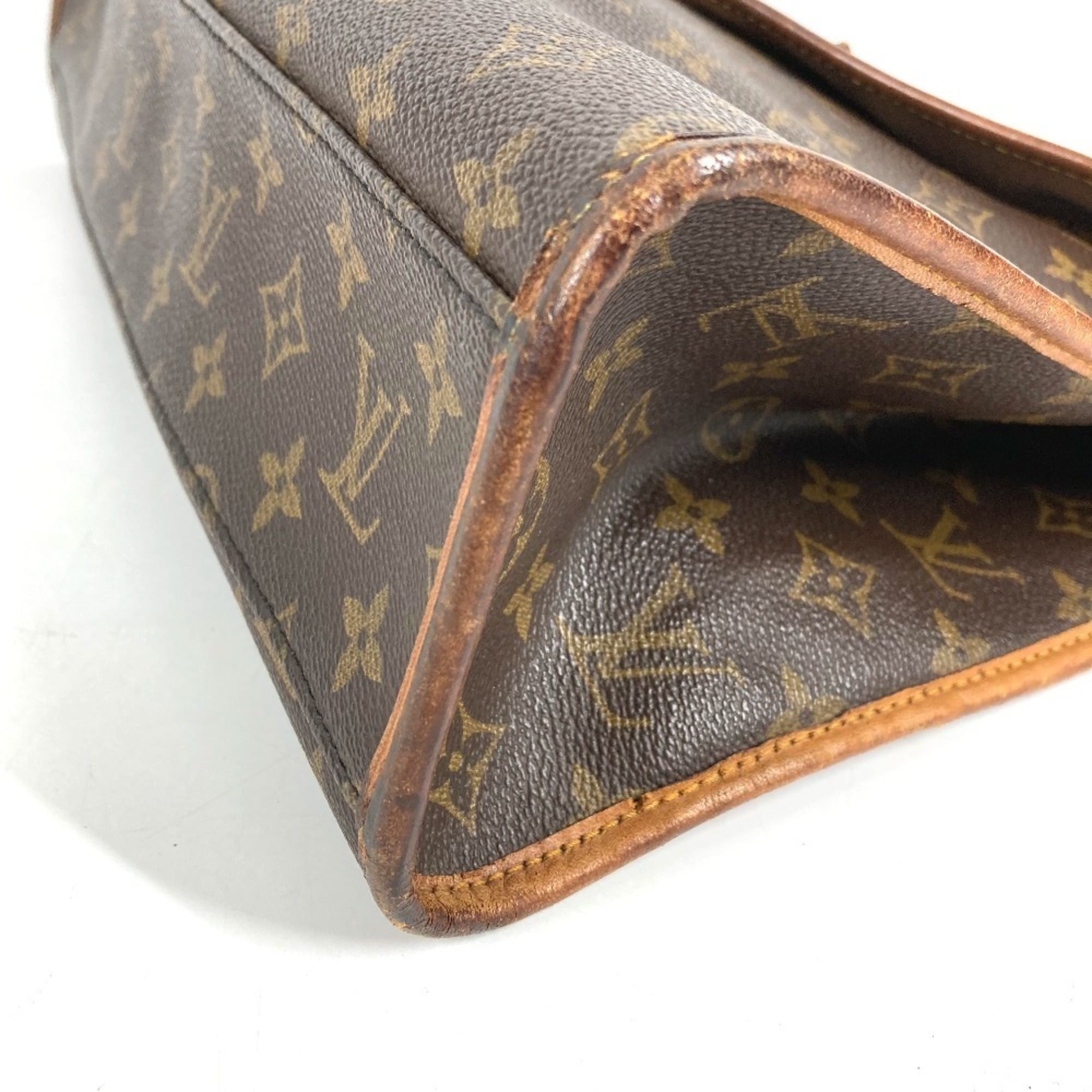 Louis Vuitton Brown Monogram Monogram Briefcase Handbag (Pre-Owned)