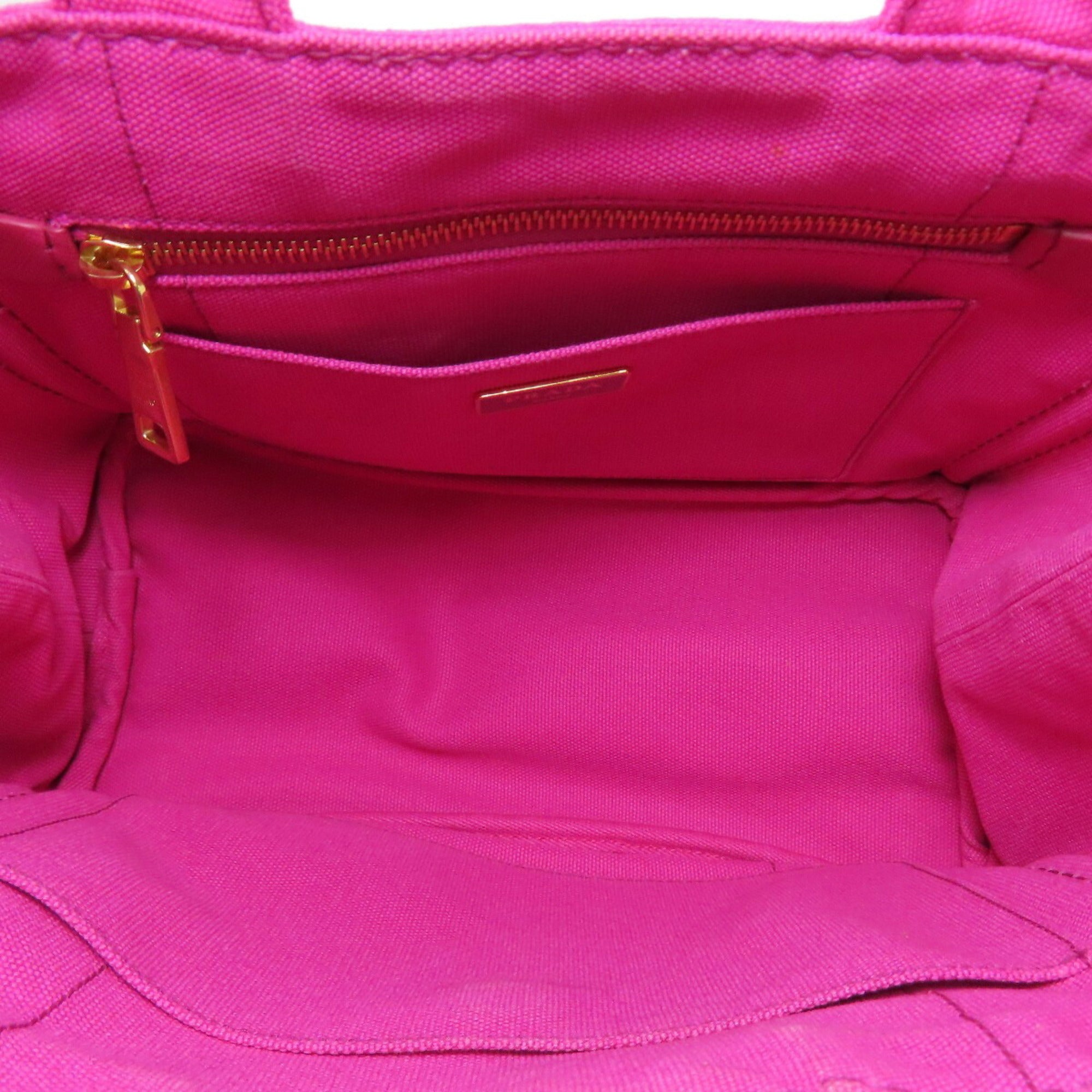 Prada Pink Canapa Handbag (Pre-Owned)