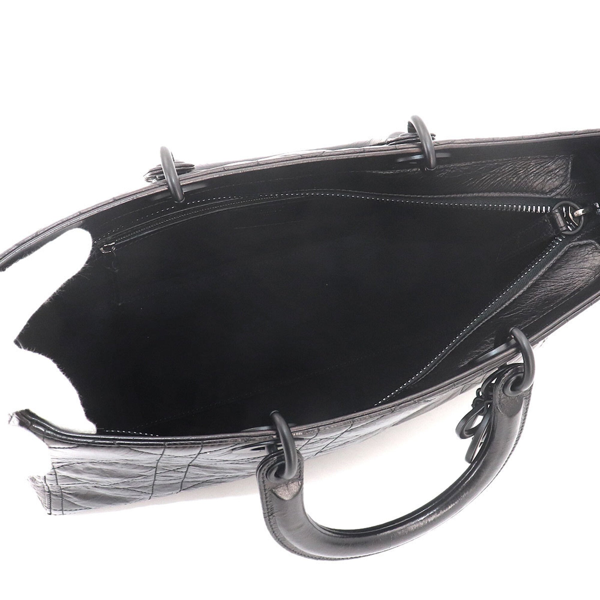 Christian Dior Black Leather Handbag (Pre-Owned)