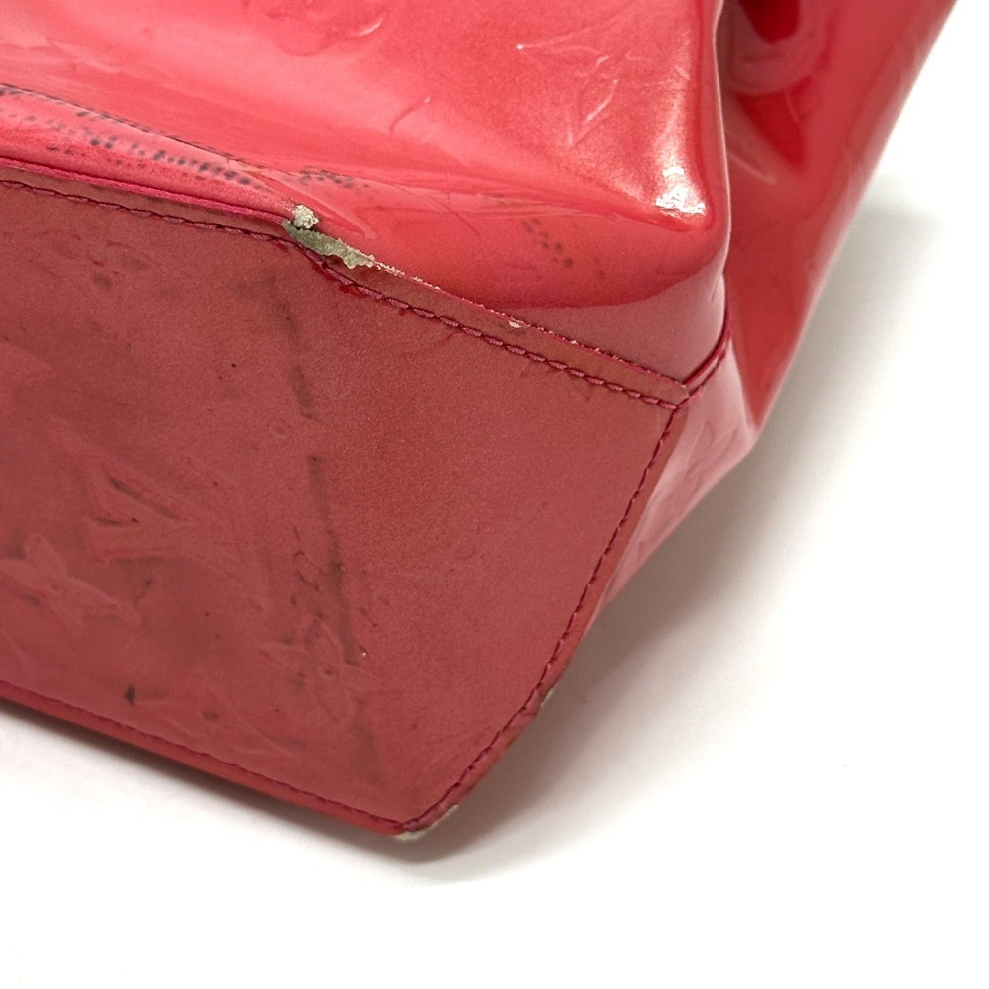 Louis Vuitton Framboise Galle Pink Monogram Vernis Handbag (Pre-Owned)