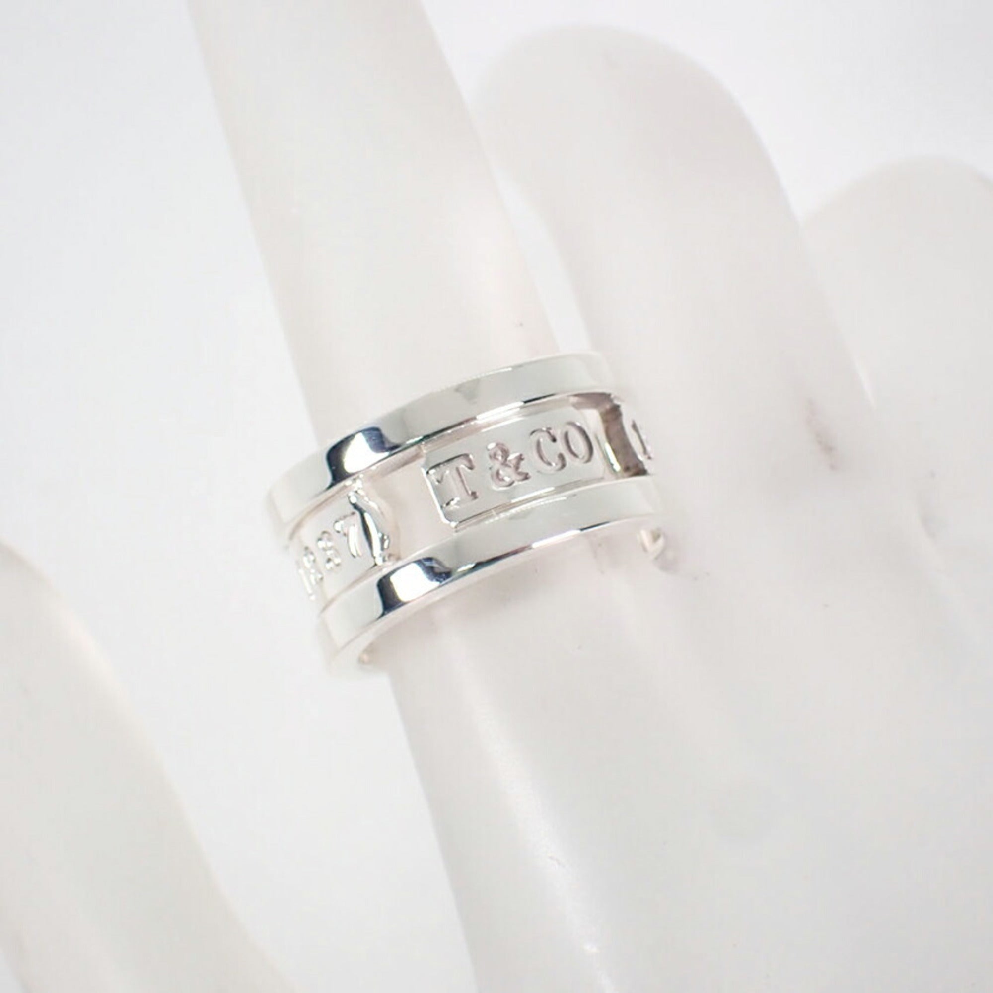 Tiffany Sterling Silver 925 Band Ring (Pre-Owned)