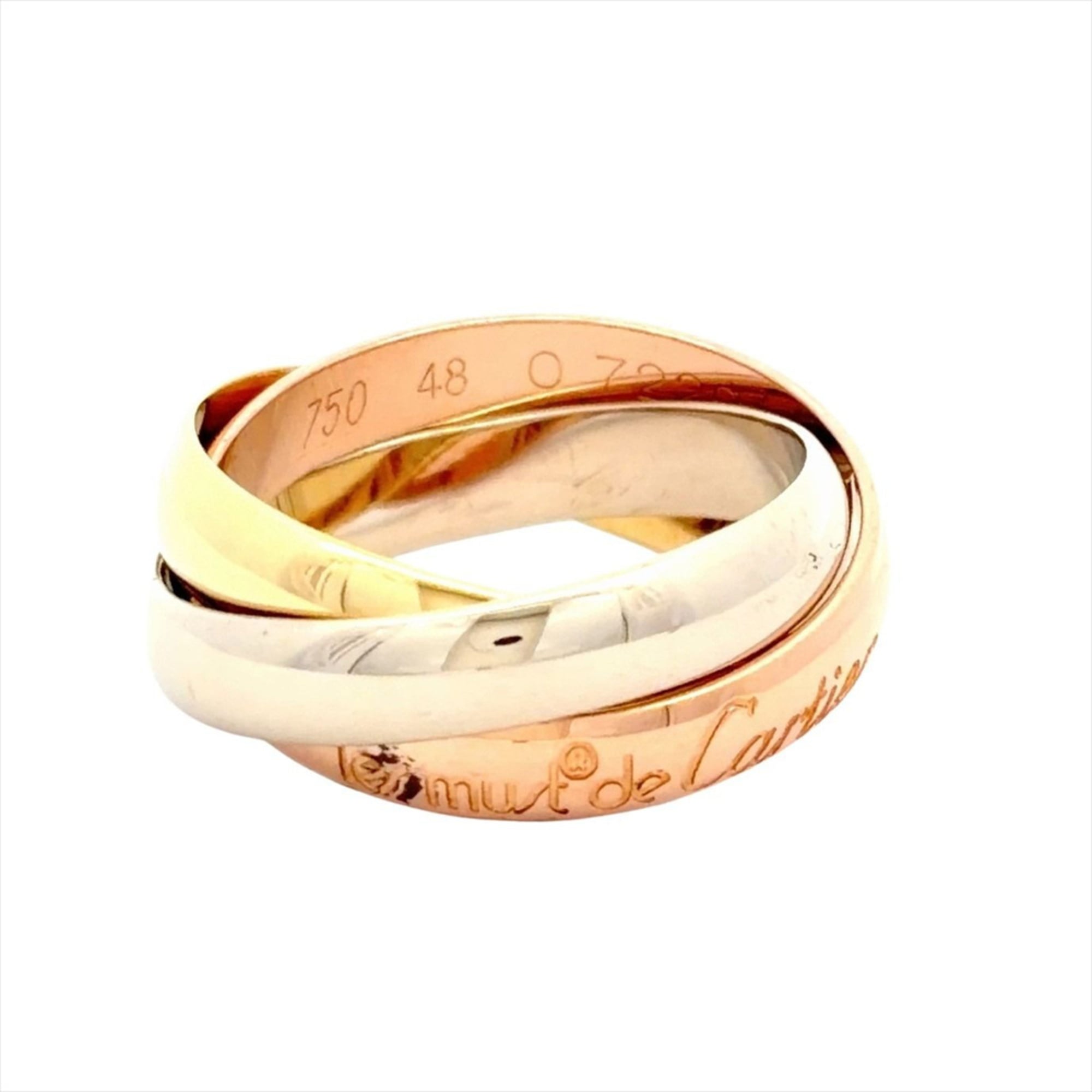 Cartier Yellow Gold (18K) Pink Gold (18K) White Gold (18K) Band Ring (Pre-Owned)