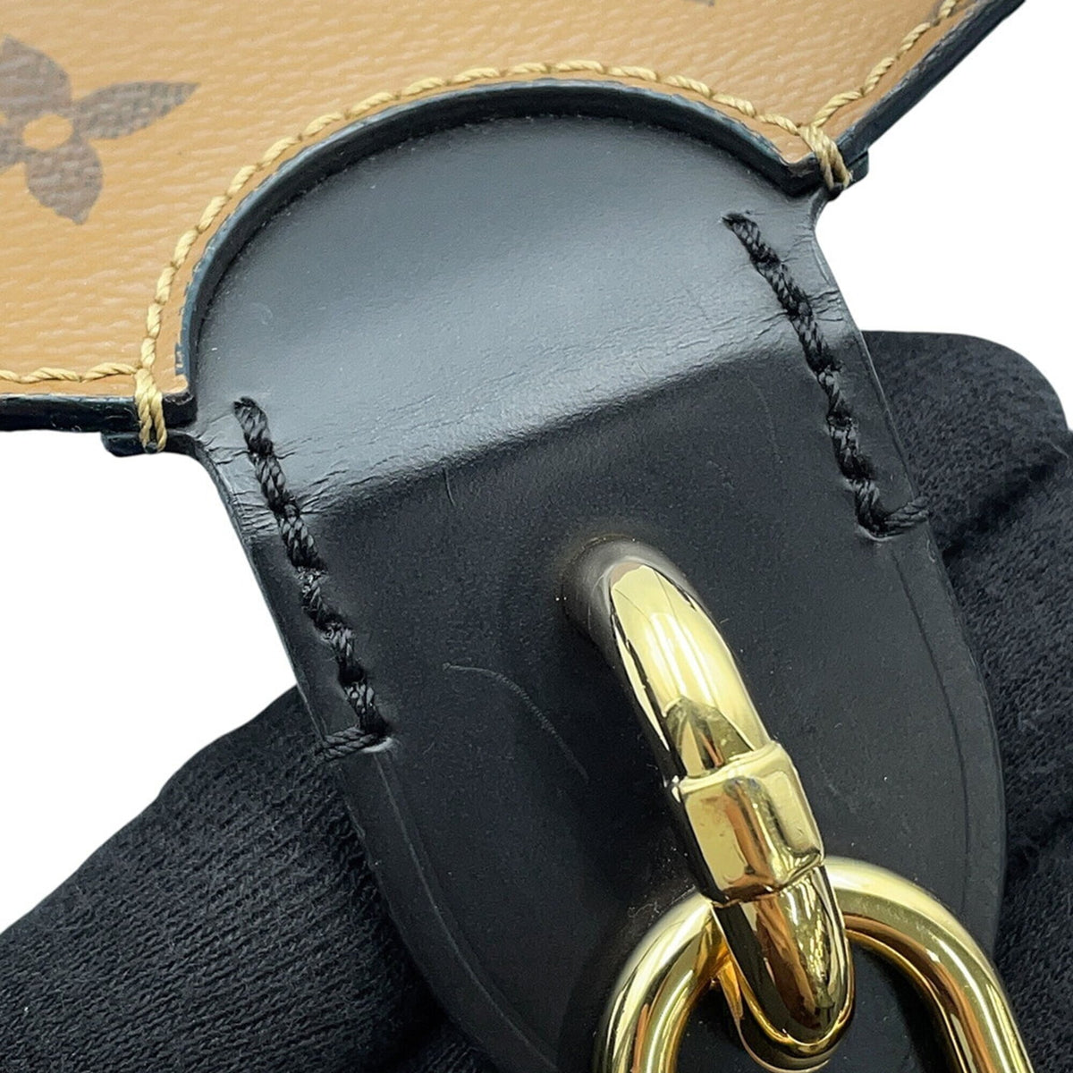 Louis Vuitton Monogram Reverse Noir Monogram Reverse Monogram Handbag Shoulder Bag (Pre-Owned)