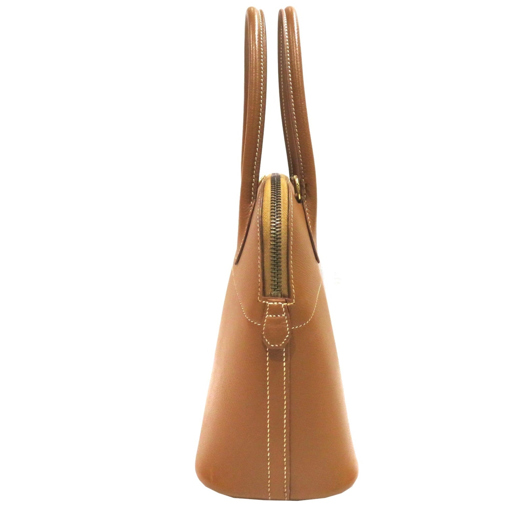 Hermes Gold Courchevel Leather Handbag (Pre-Owned)