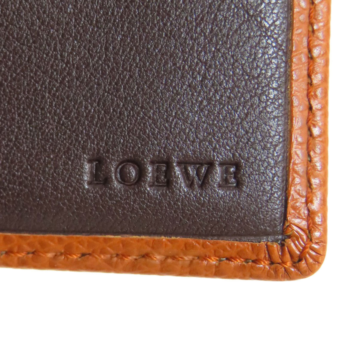 Loewe Brown Leather Wallet (Bi-Fold) (Pre-Owned)