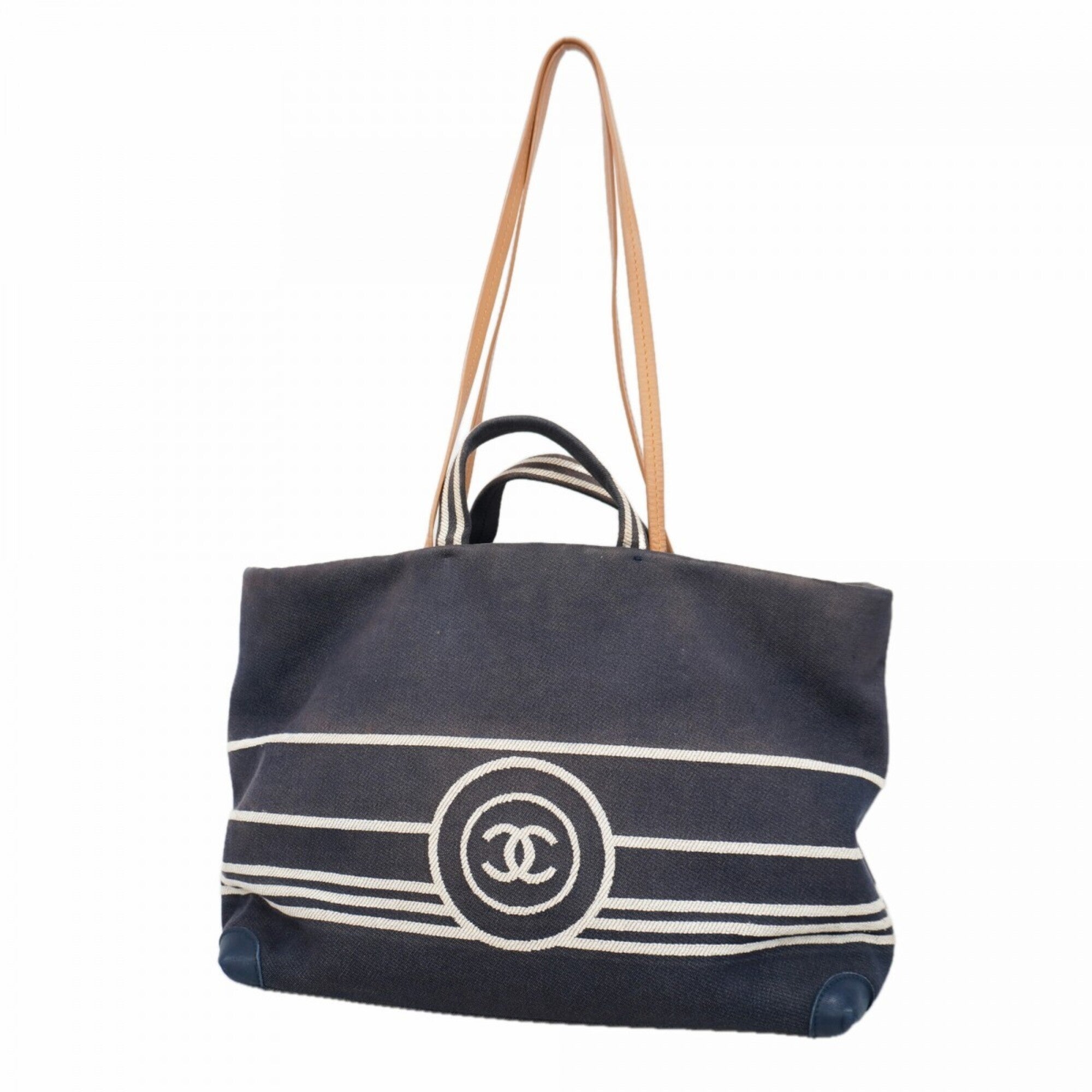 Chanel Navy Denim Handbag (Pre-Owned)
