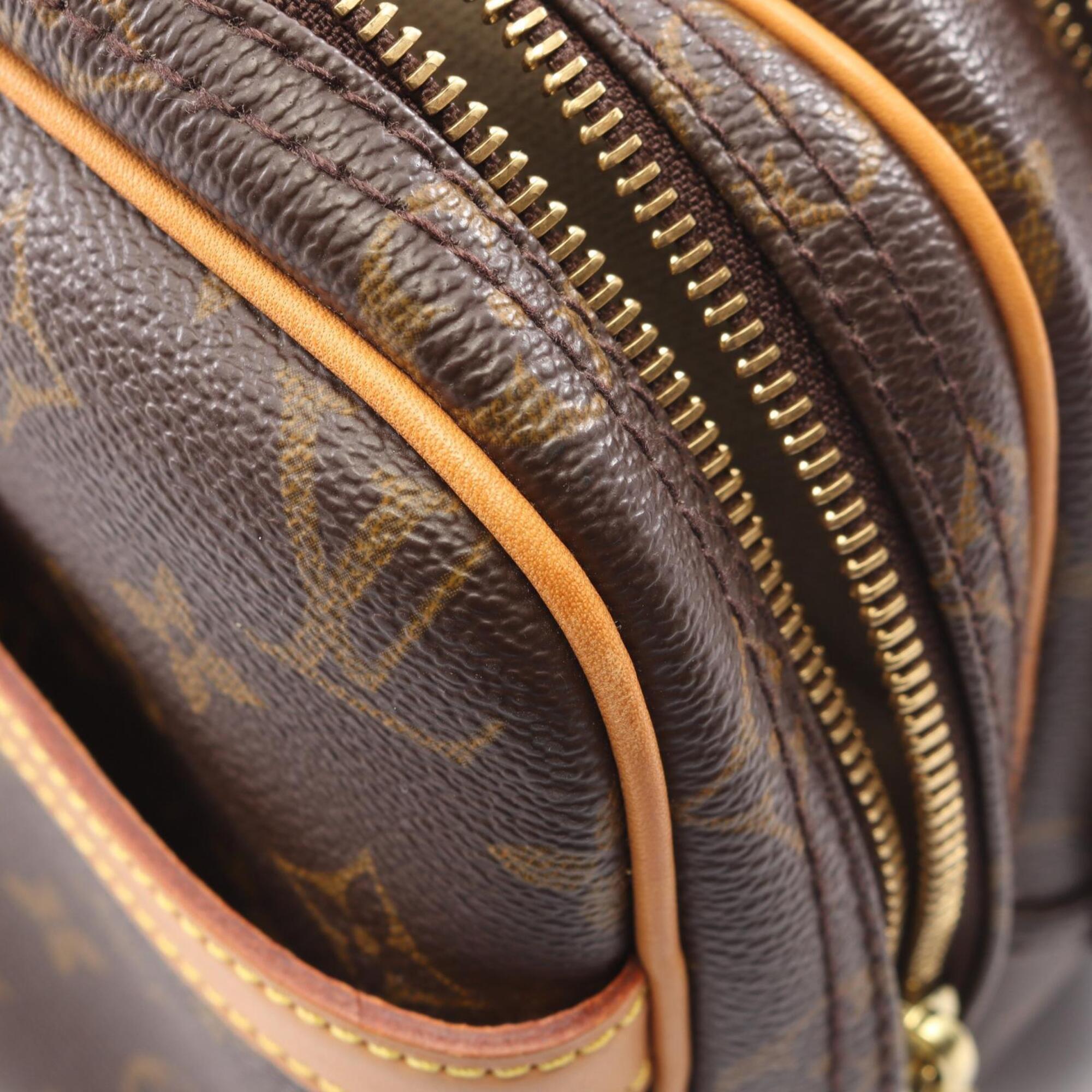 Louis Vuitton Brown Pvc Leather Handbag Shoulder Bag (Pre-Owned)