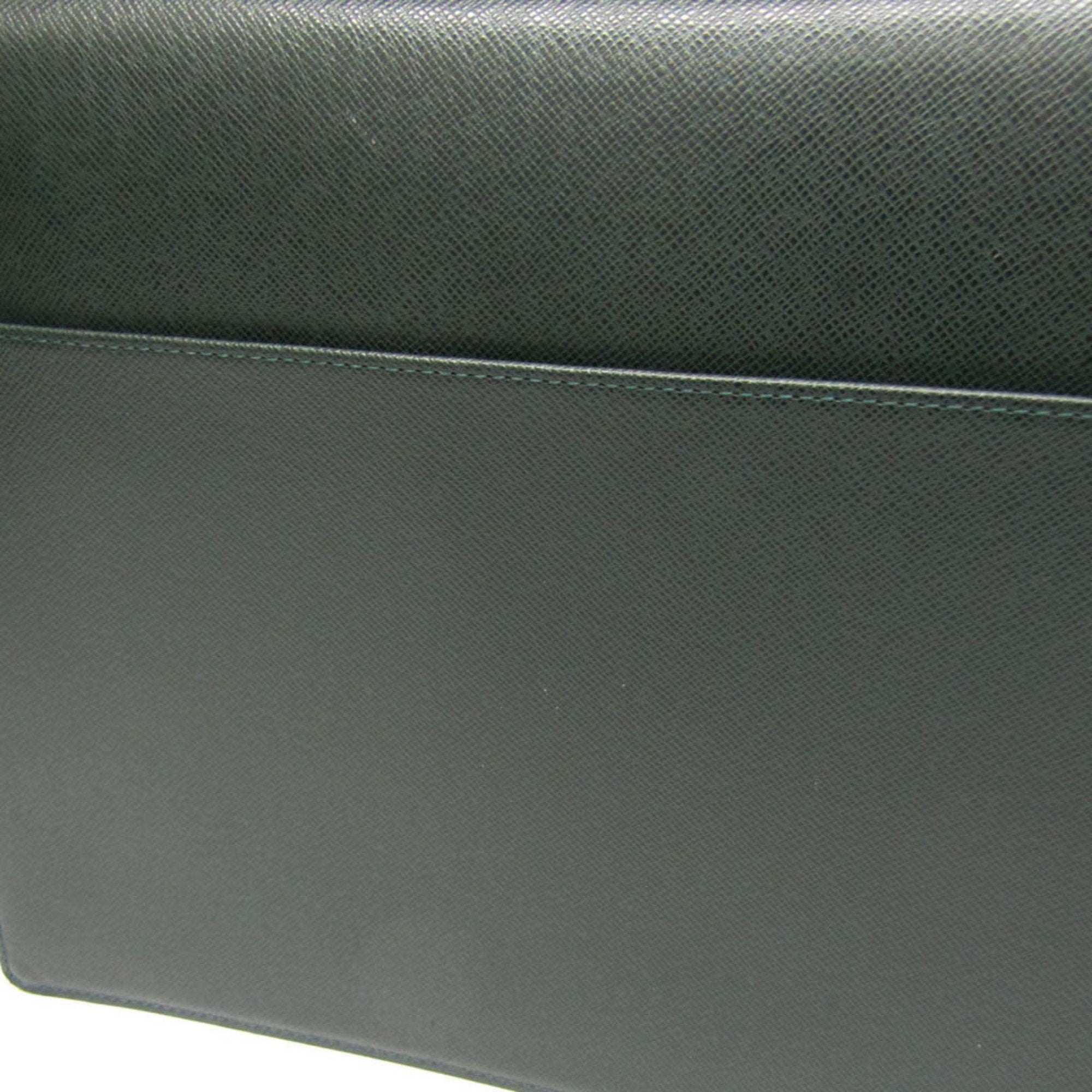 Louis Vuitton Taiga Episea Taiga Leather Briefcase (Pre-Owned)