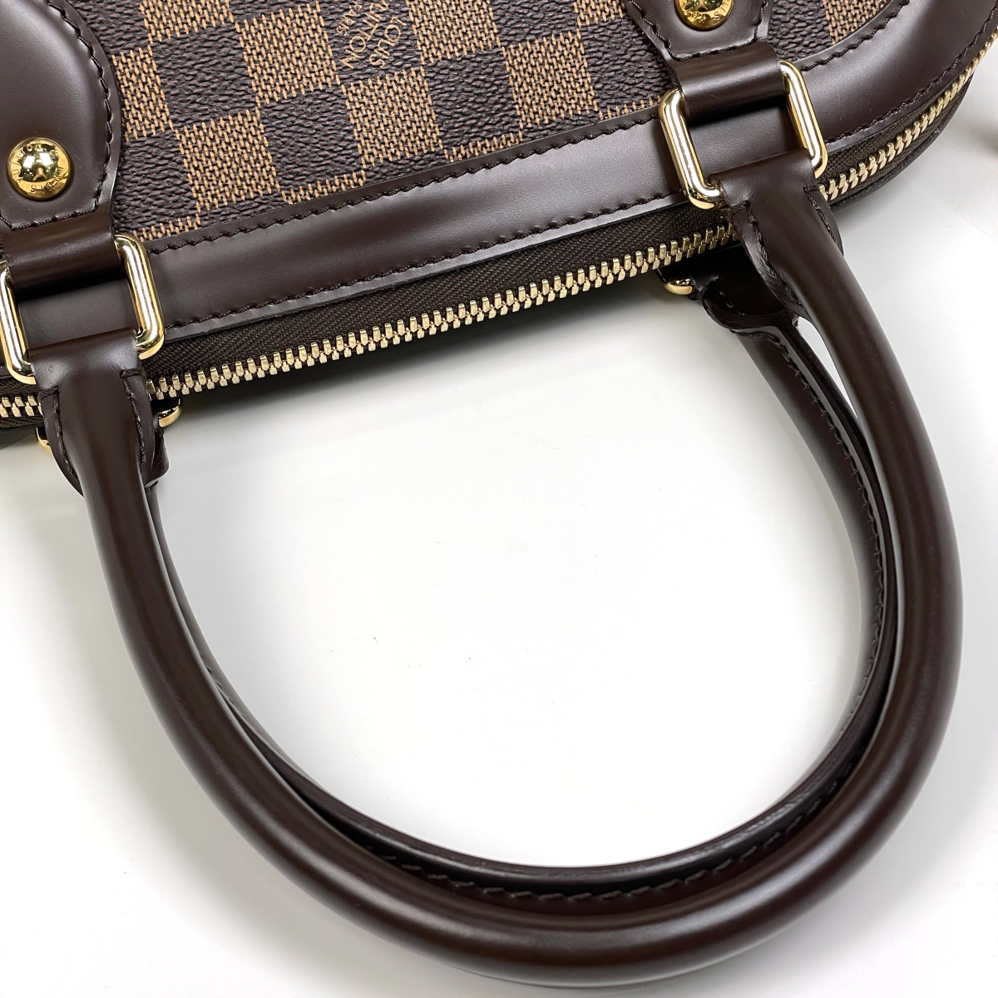 Louis Vuitton Brown Damier Canvas Handbag (Pre-Owned)