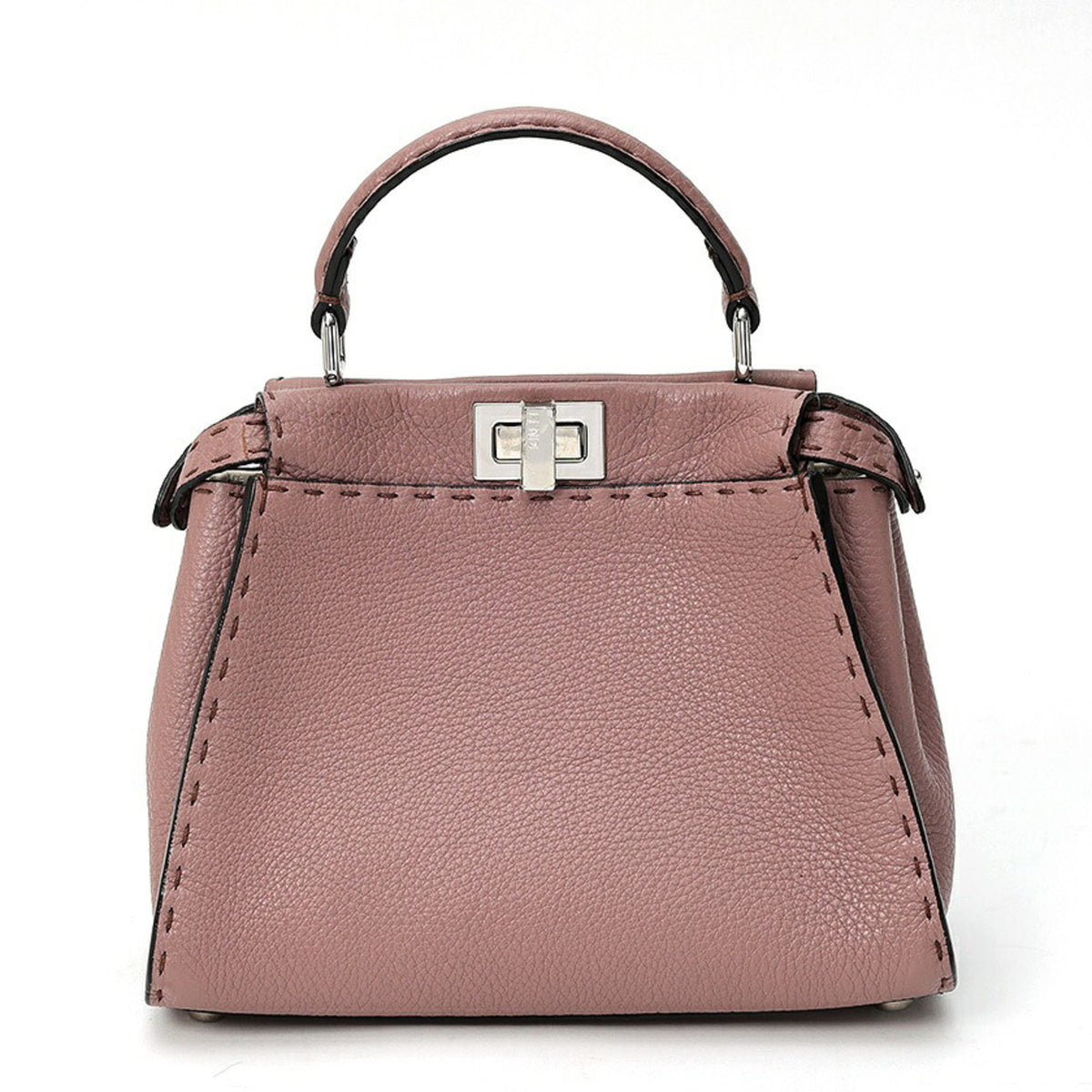Fendi Peekaboo Leather Shoulder Bag (Pre-Owned)