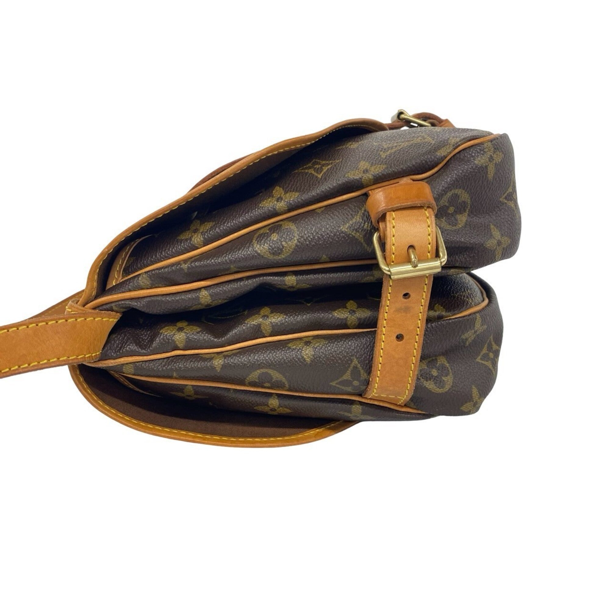 Louis Vuitton Brown Leather Pvc Pochette Shoulder Bag (Pre-Owned)