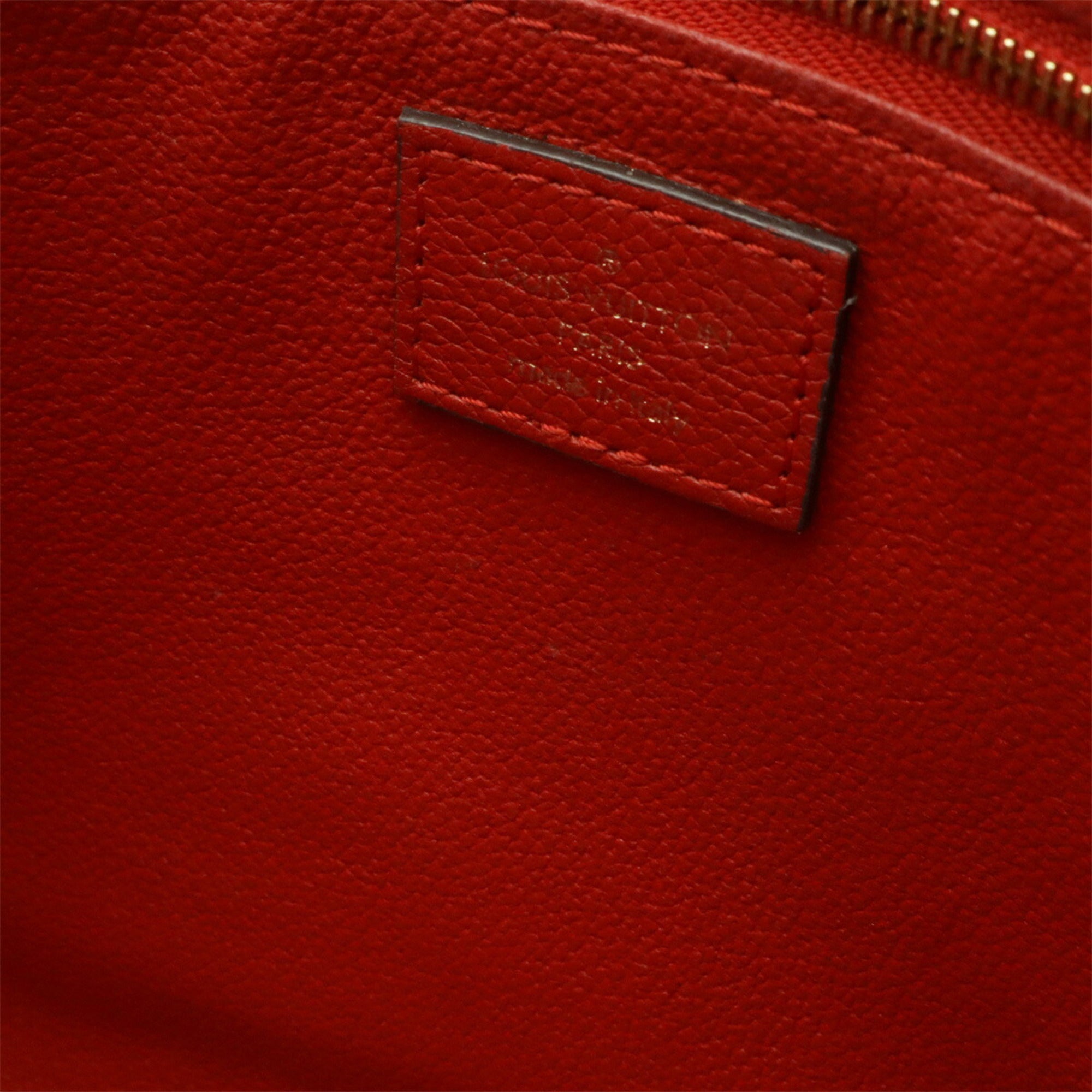 Louis Vuitton Cerise Monogram Red Color White Monogram Clutch Bag Pouch (Pre-Owned)