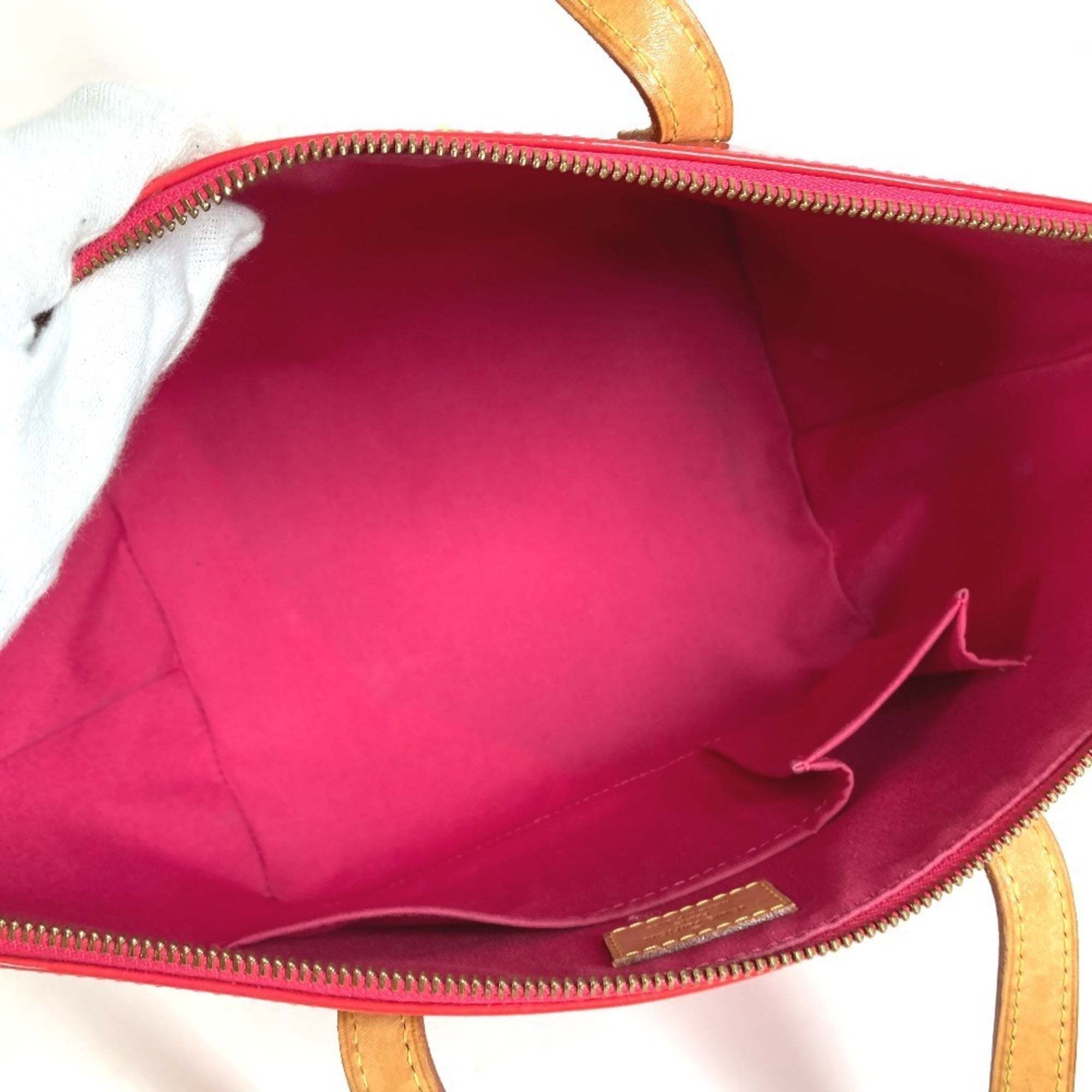 Louis Vuitton Pink Rose Pop Monogram Vernis Handbag Tote Bag (Pre-Owned)
