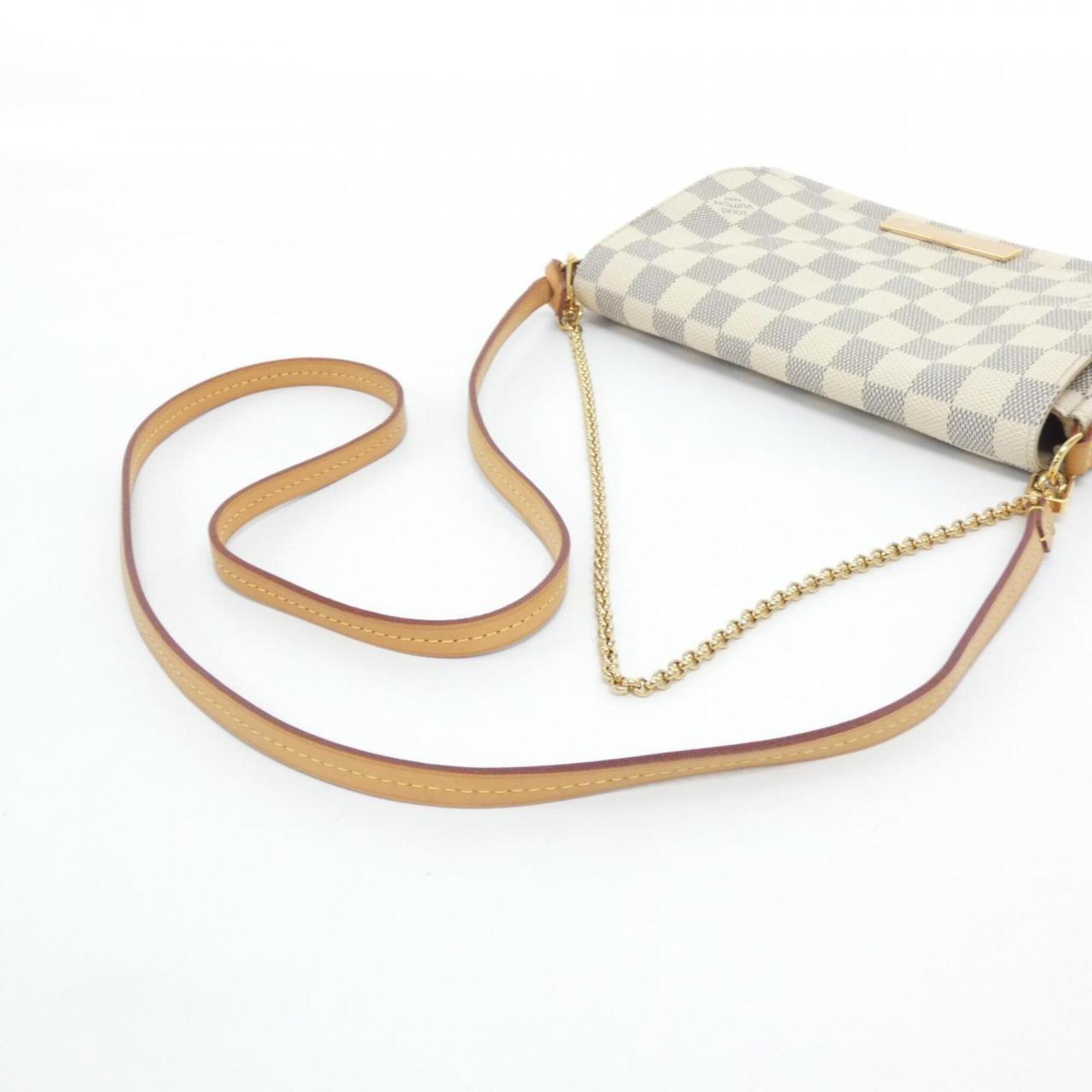 Louis Vuitton Azur Coated Canvas Shoulder Bag (Pre-Owned)
