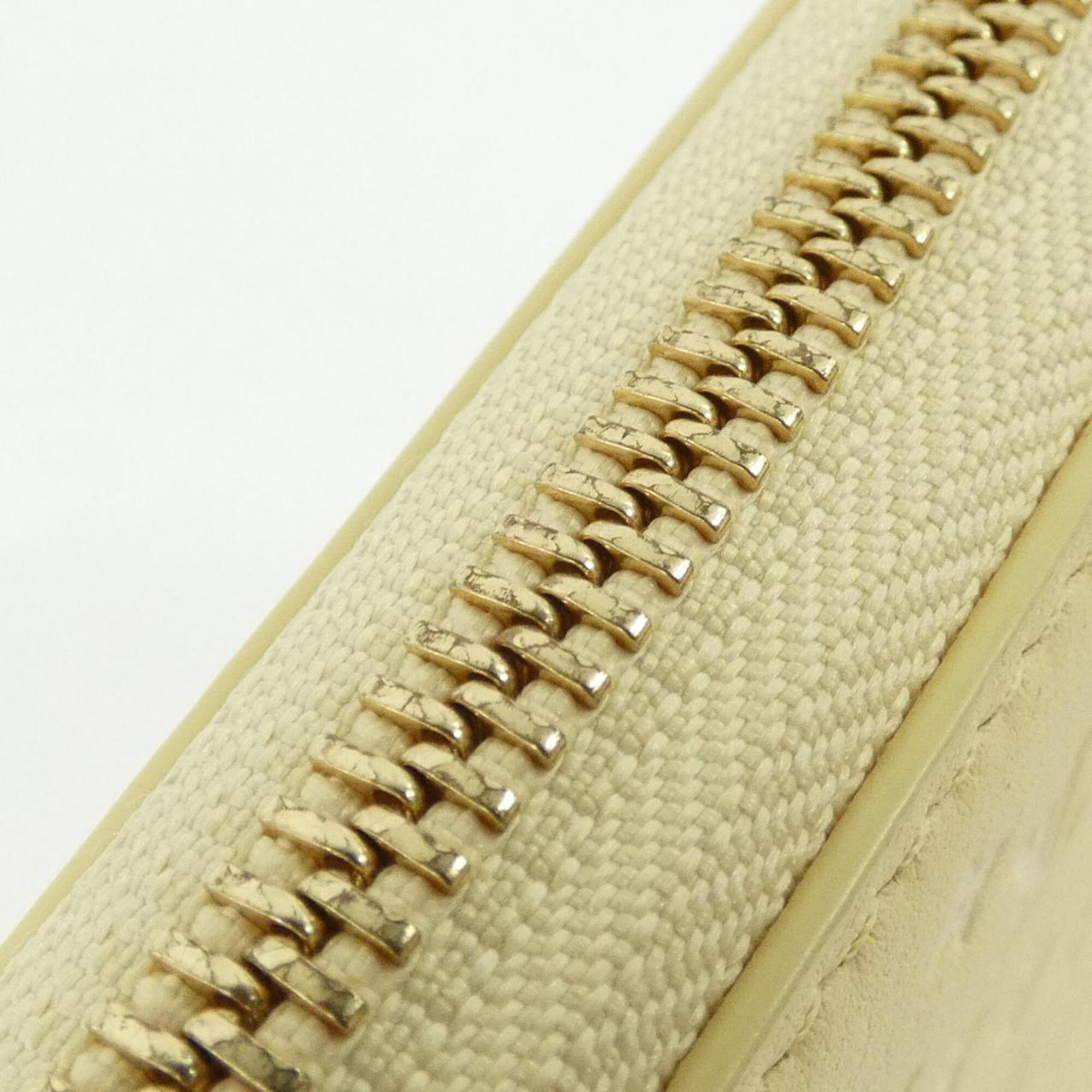 Louis Vuitton Jaune Leather Long Wallet (Bi-Fold) (Pre-Owned)