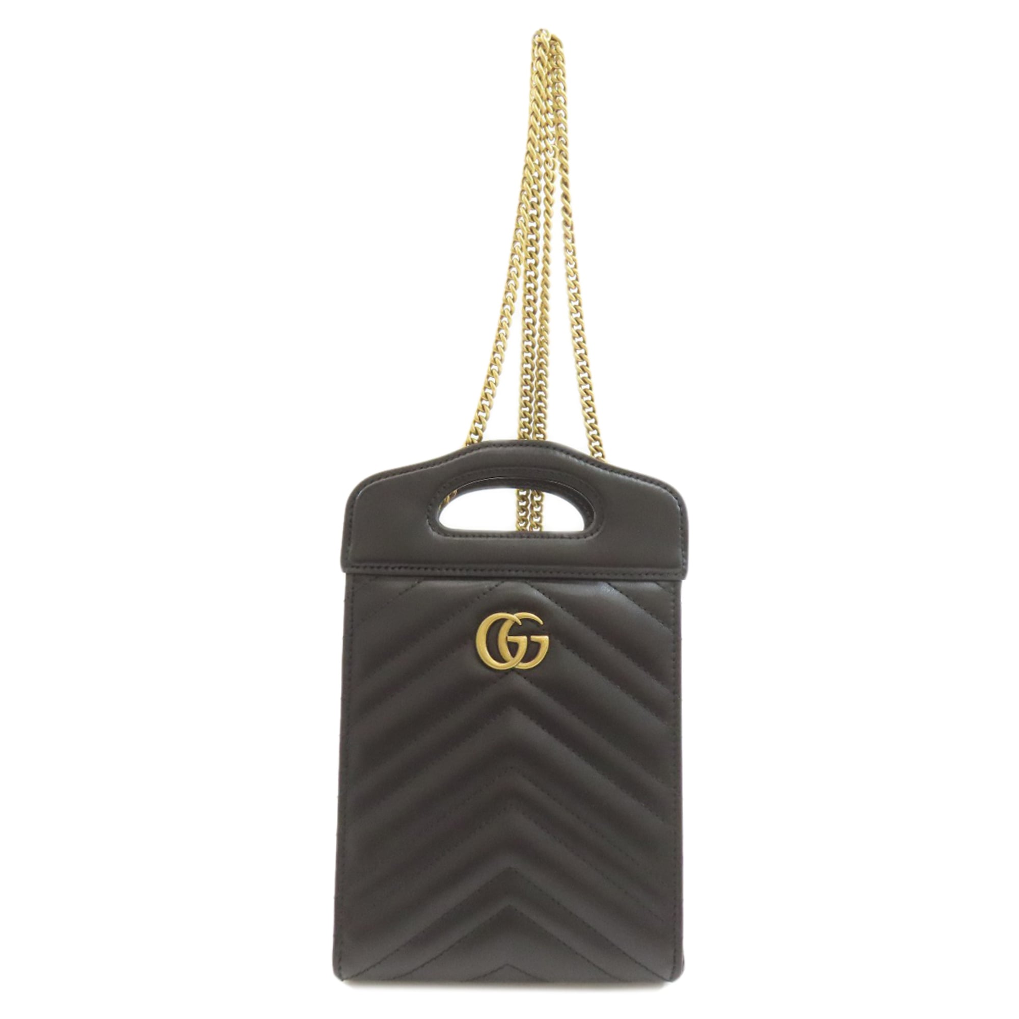 Gucci Black Leather Shoulder Bag (Pre-Owned)