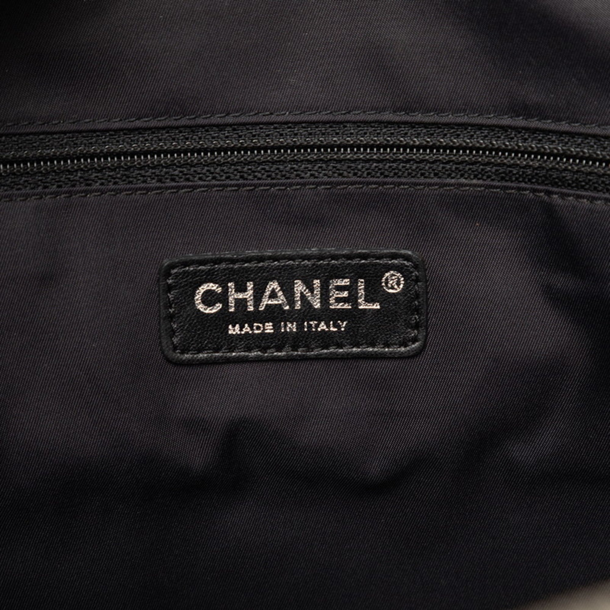 Chanel Black Pvc Handbag (Pre-Owned)