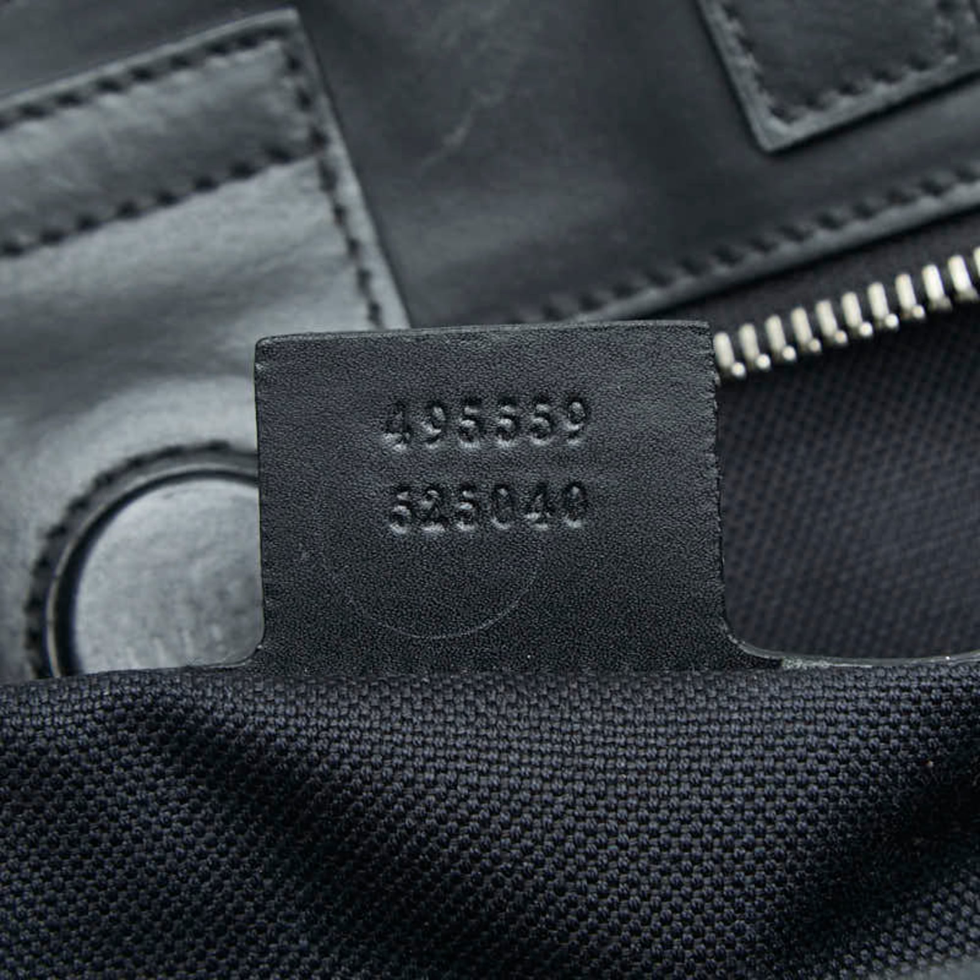 Gucci Black Pvc Leather Shoulder Bag Tote Bag (Pre-Owned)