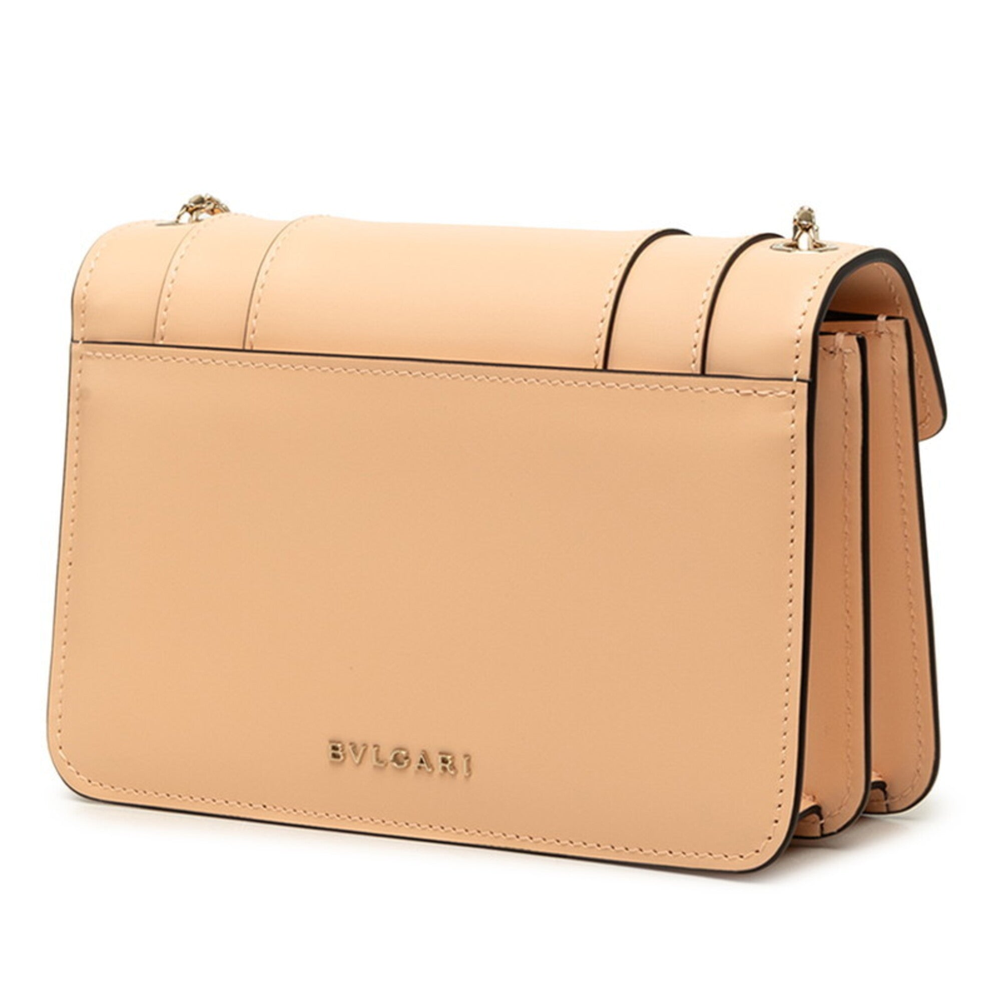 Bvlgari Beige Leather Shoulder Bag (Pre-Owned)