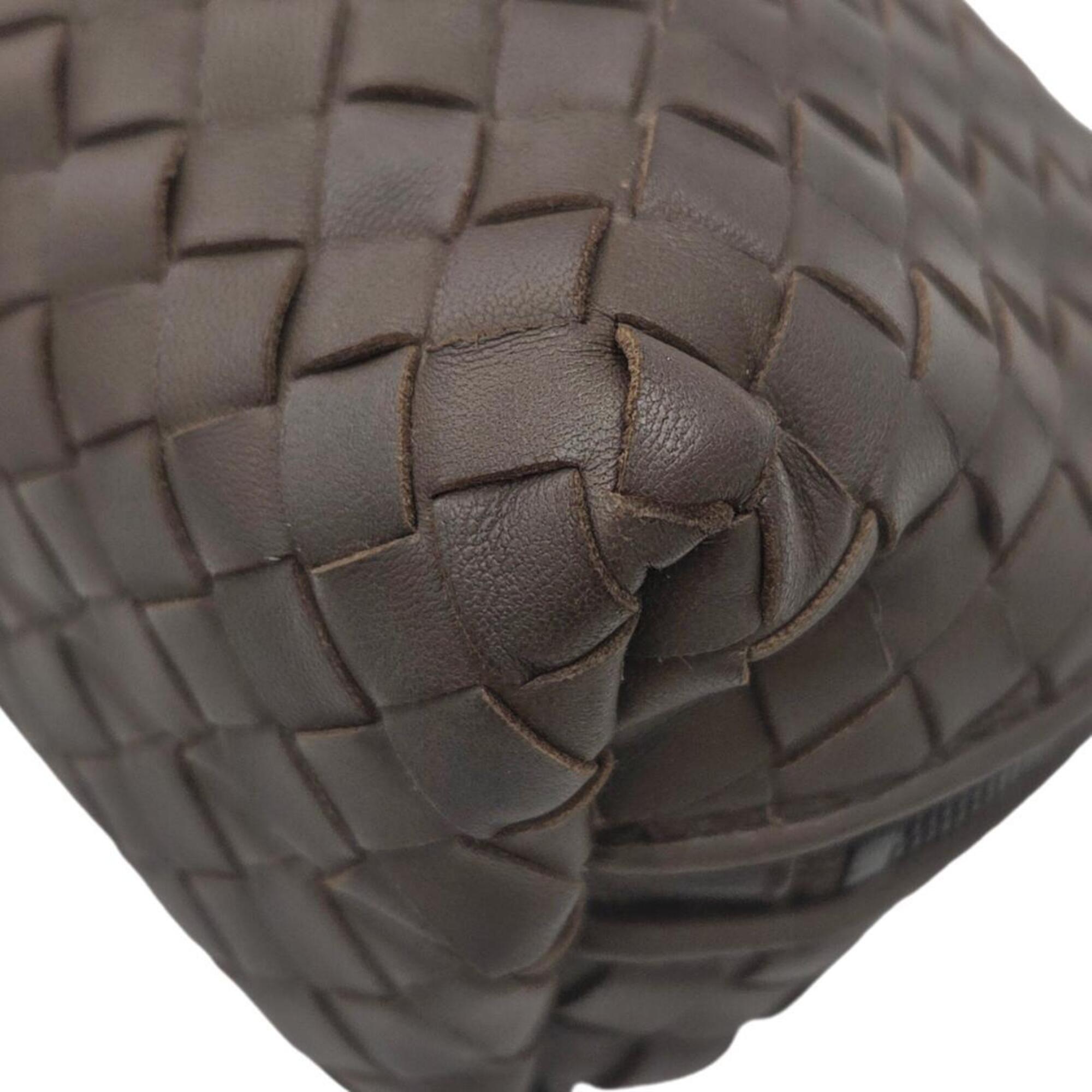 Bottega Veneta Brown Leather Pouch (Pre-Owned)