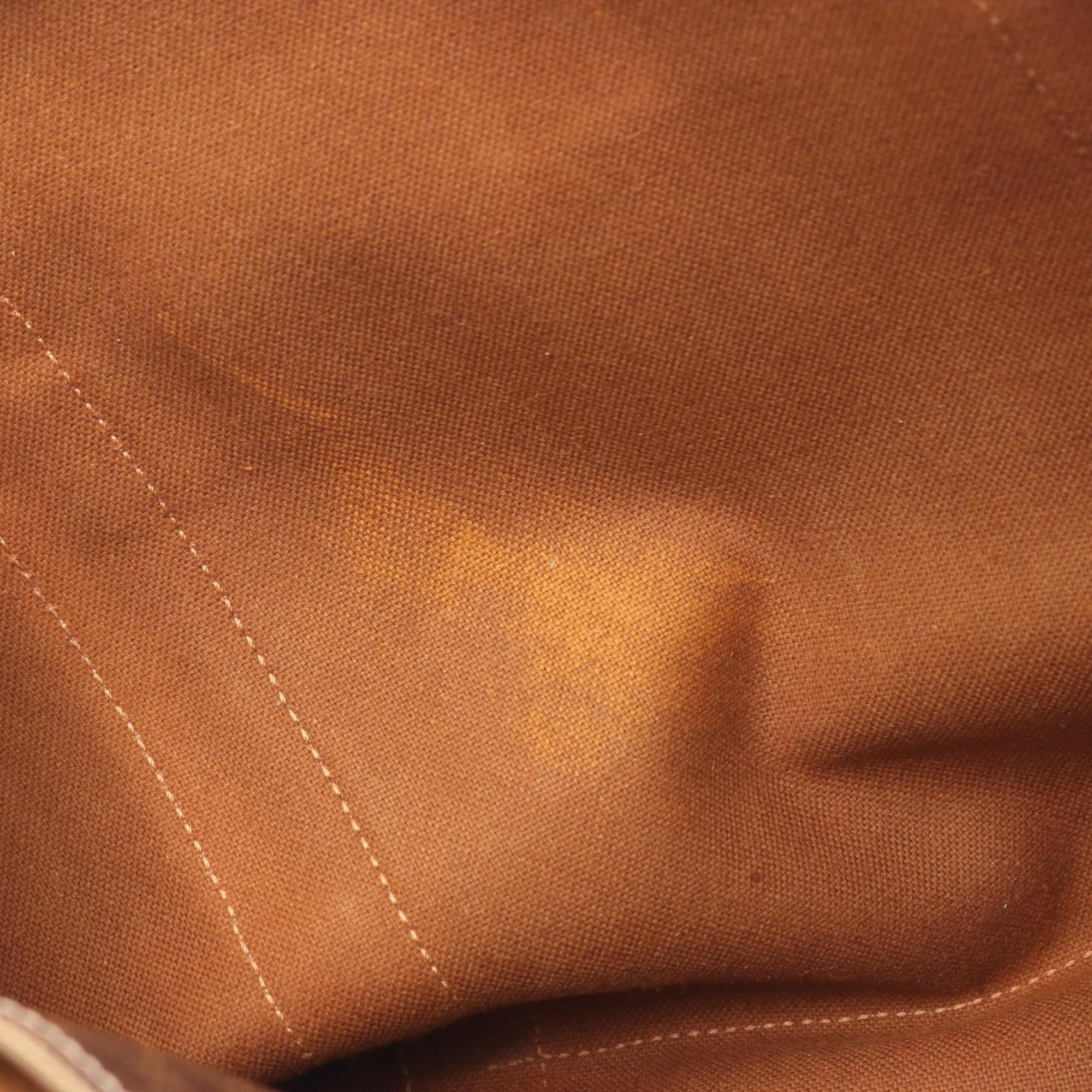 Celine Brown Coated Canvas Leather Tote Bag (Pre-Owned)