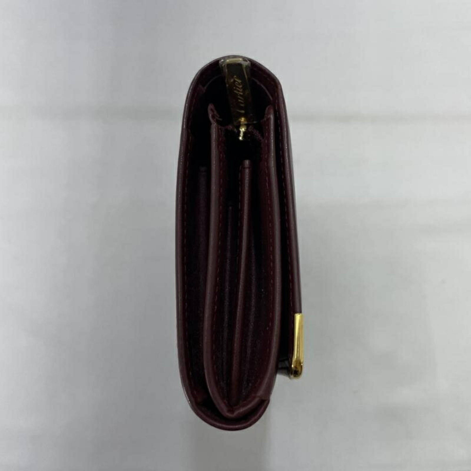 Cartier Red Color Wallet (Bi-Fold) (Pre-Owned)
