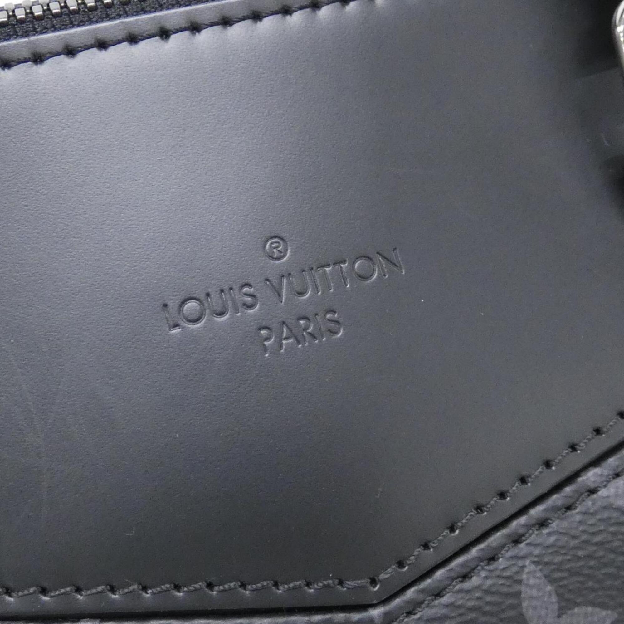 Louis Vuitton Monogram Eclipse Black Coated Canvas Briefcase (Pre-Owned)
