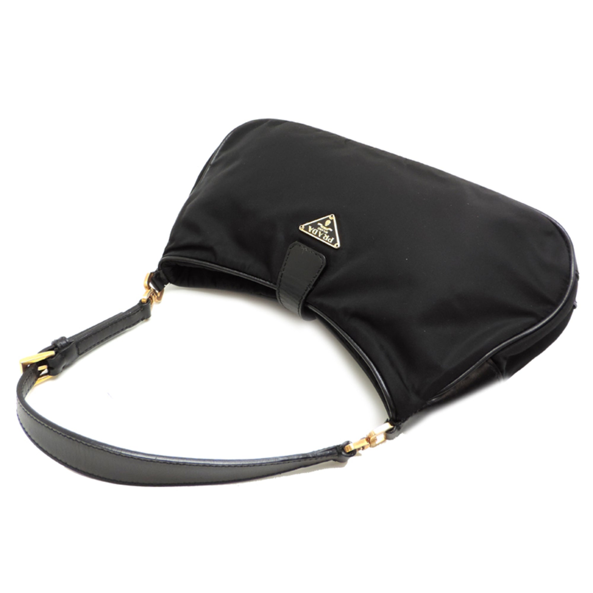 Prada Black Nero Nylon Shoulder Bag (Pre-Owned)