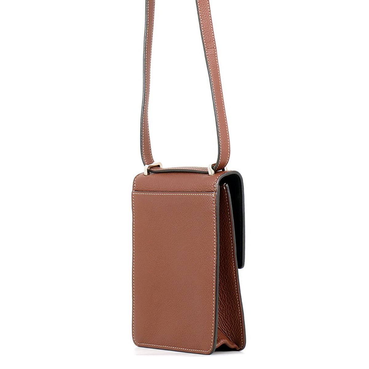 Burberry Brown Leather Shoulder Bag (Pre-Owned)