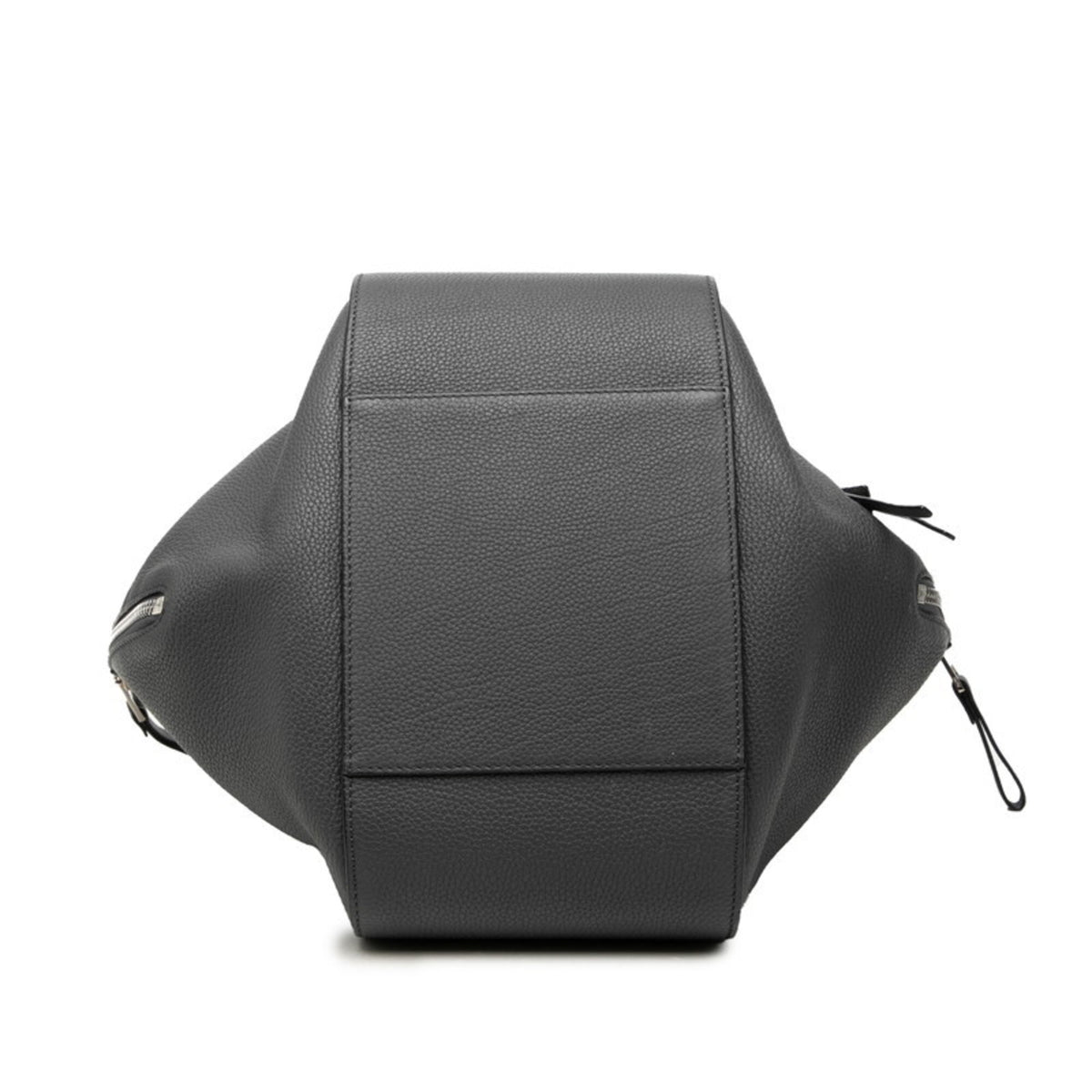 Loewe Gray Leather Handbag Shoulder Bag (Pre-Owned)