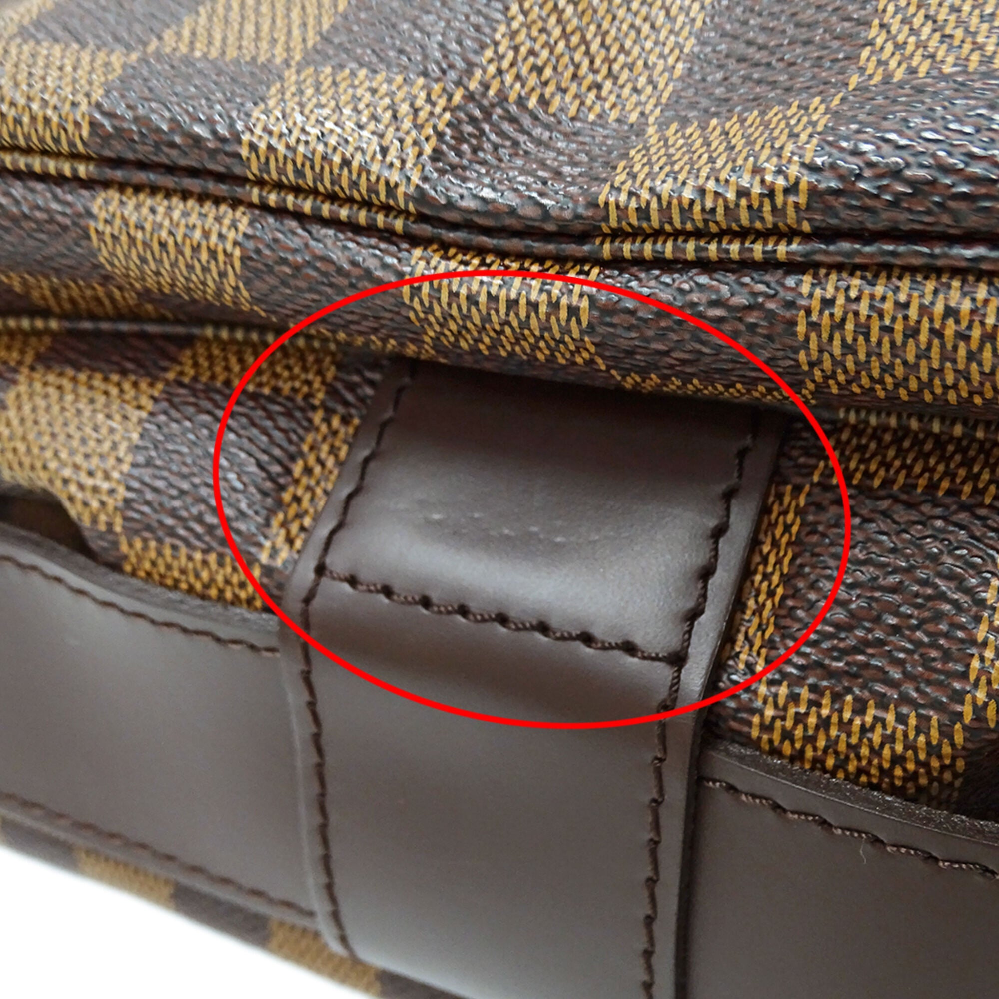 Louis Vuitton Brown Damier Canvas Damier Canvas Handbag Shoulder Bag (Pre-Owned)