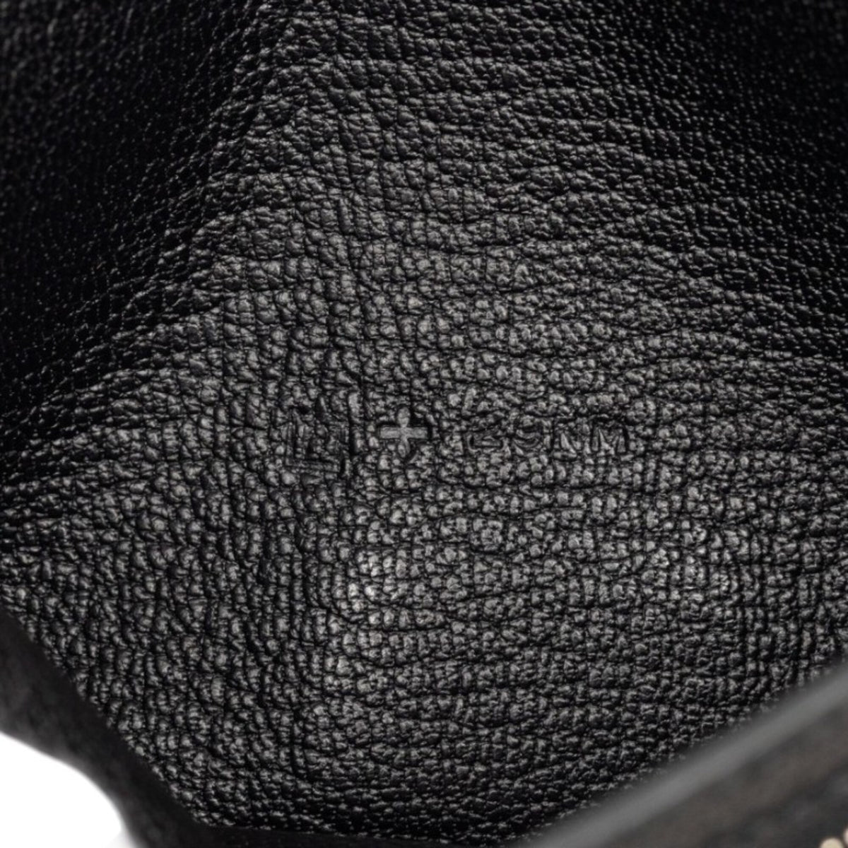 Hermes Noir Chevre Leather Long Wallet (Bi-Fold) (Pre-Owned)