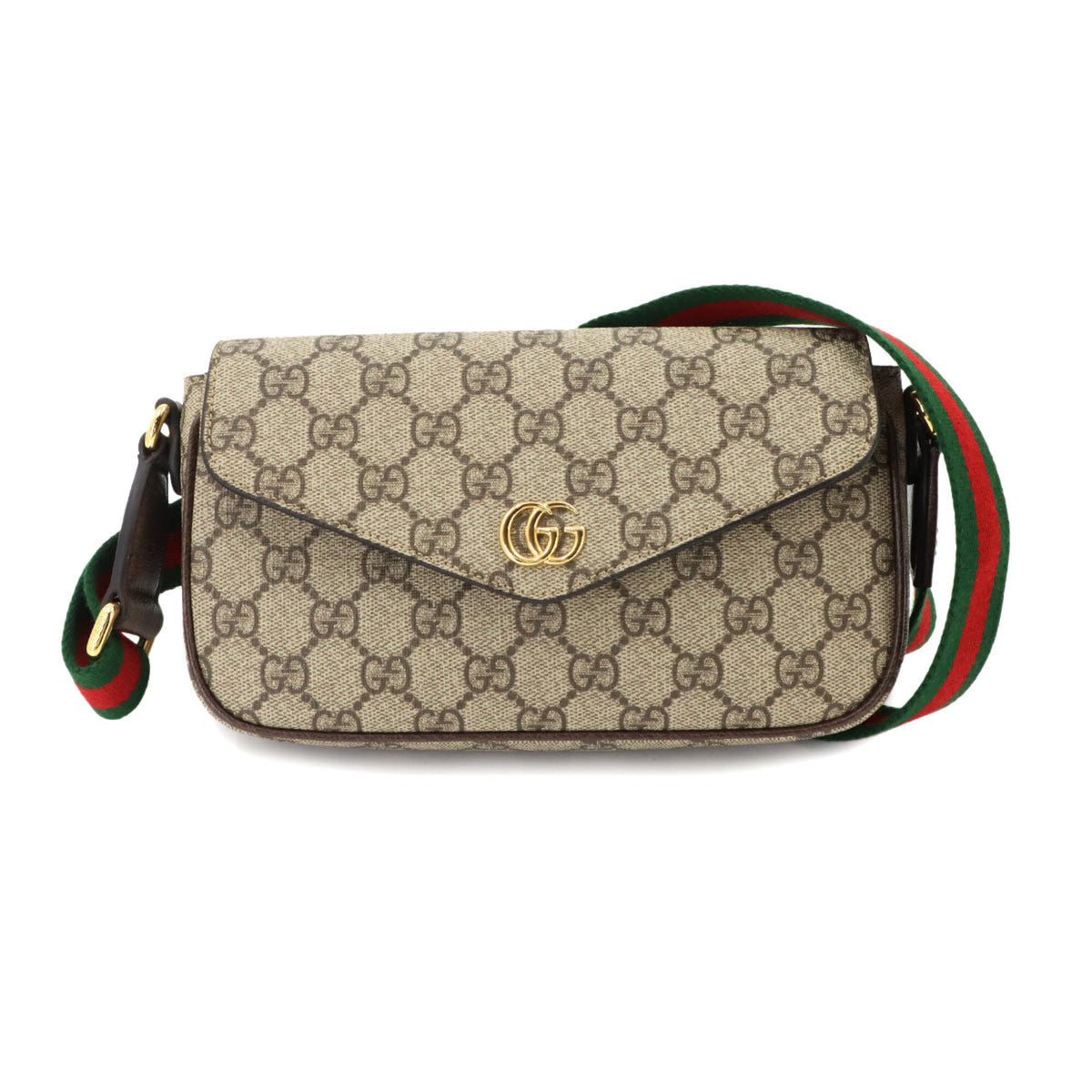 Gucci Ophidia Beige Brown Gg Supreme Handbag Shoulder Bag (Pre-Owned)