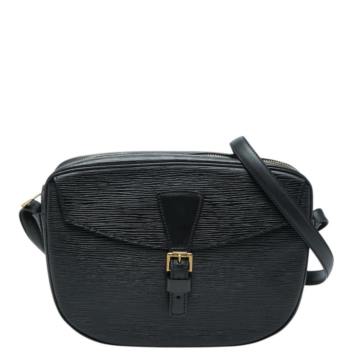 Louis Vuitton Black Noir Leather Shoulder Bag (Pre-Owned)