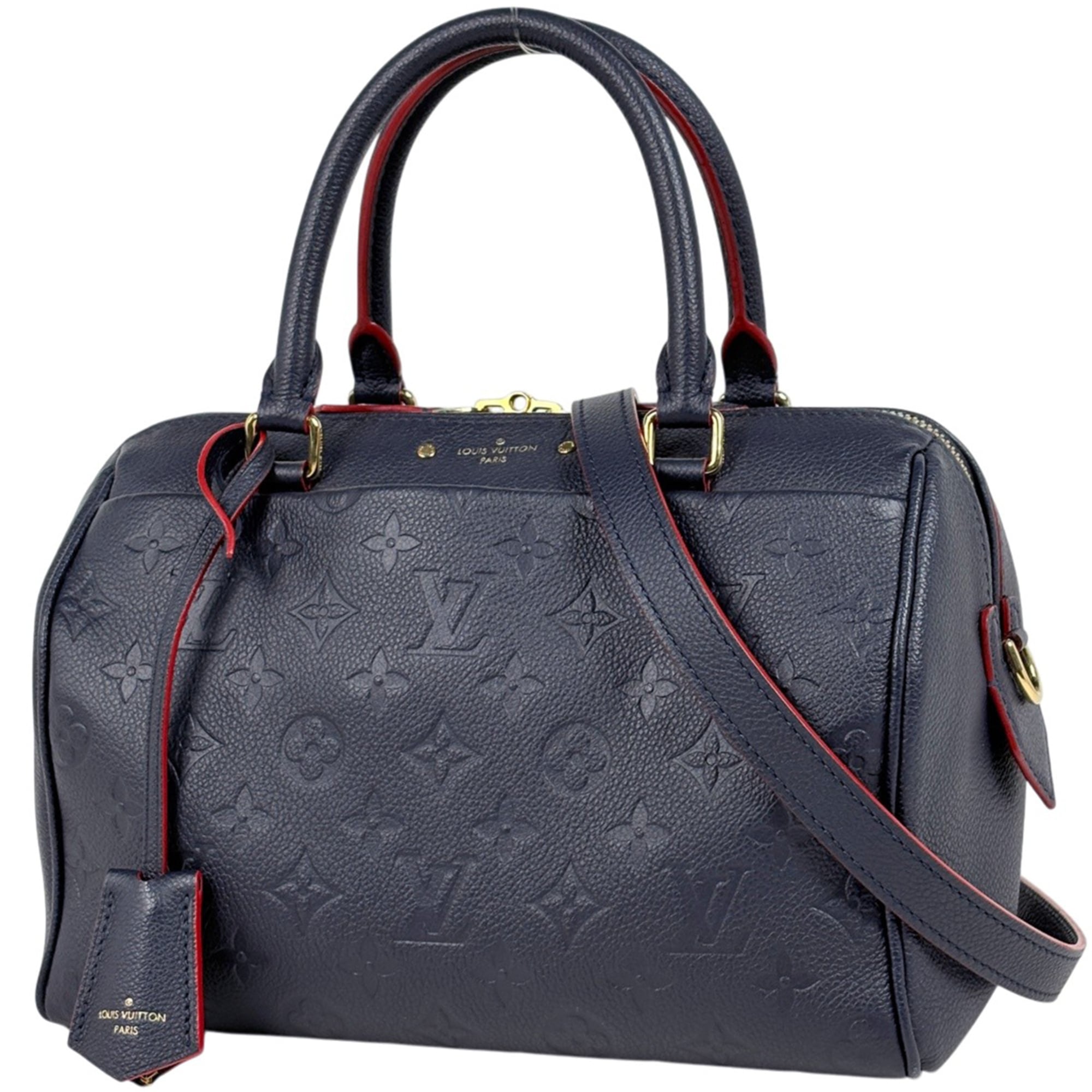 Louis Vuitton Marine Rouge Monogram Empreinte Handbag (Pre-Owned)