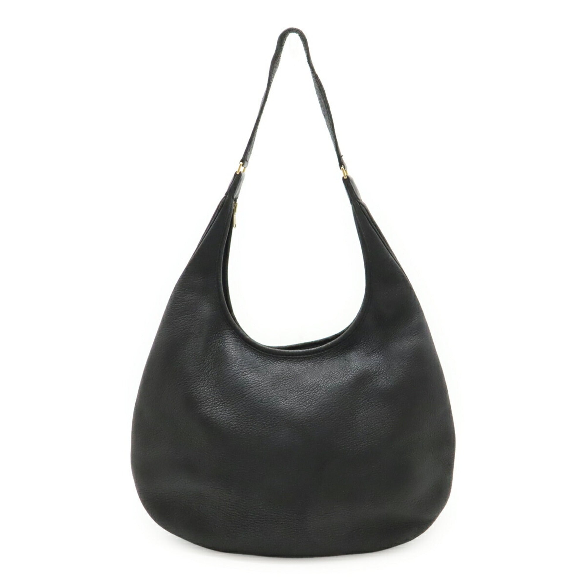 Hermes Black Taurillon Clemence Leather Shoulder Bag (Pre-Owned)