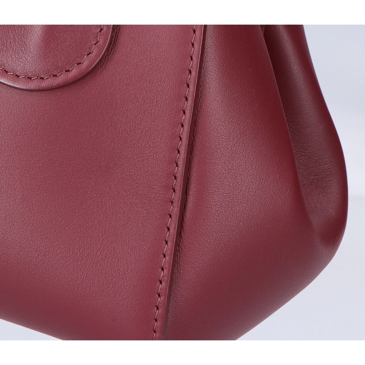 Chloé Burgundy Leather Handbag Shoulder Bag (Pre-Owned)