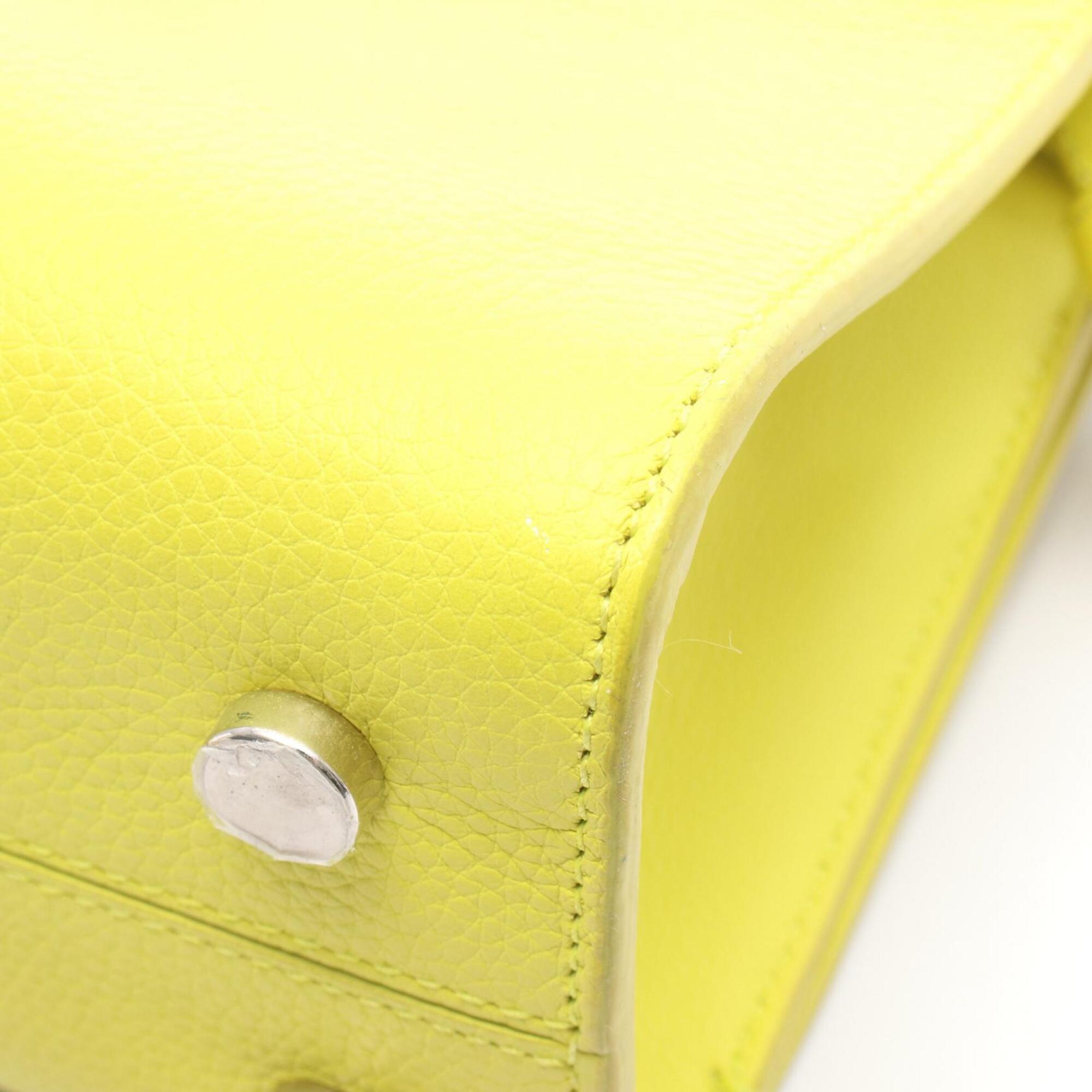Christian Dior Yellow Leather Handbag (Pre-Owned)