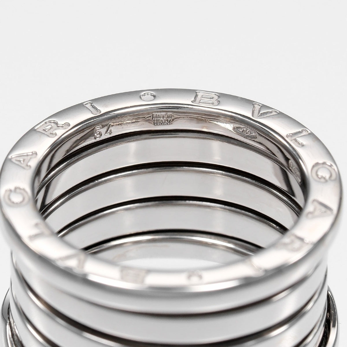 Bvlgari White Gold (18K) Band Ring (Pre-Owned)