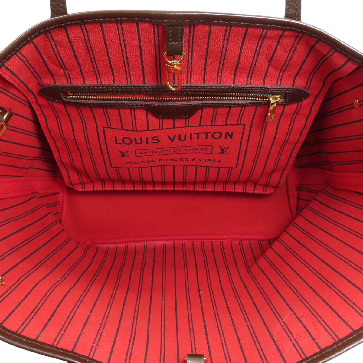 Louis Vuitton Damier Canvas Ebene Damier Canvas Tote Bag (Pre-Owned)