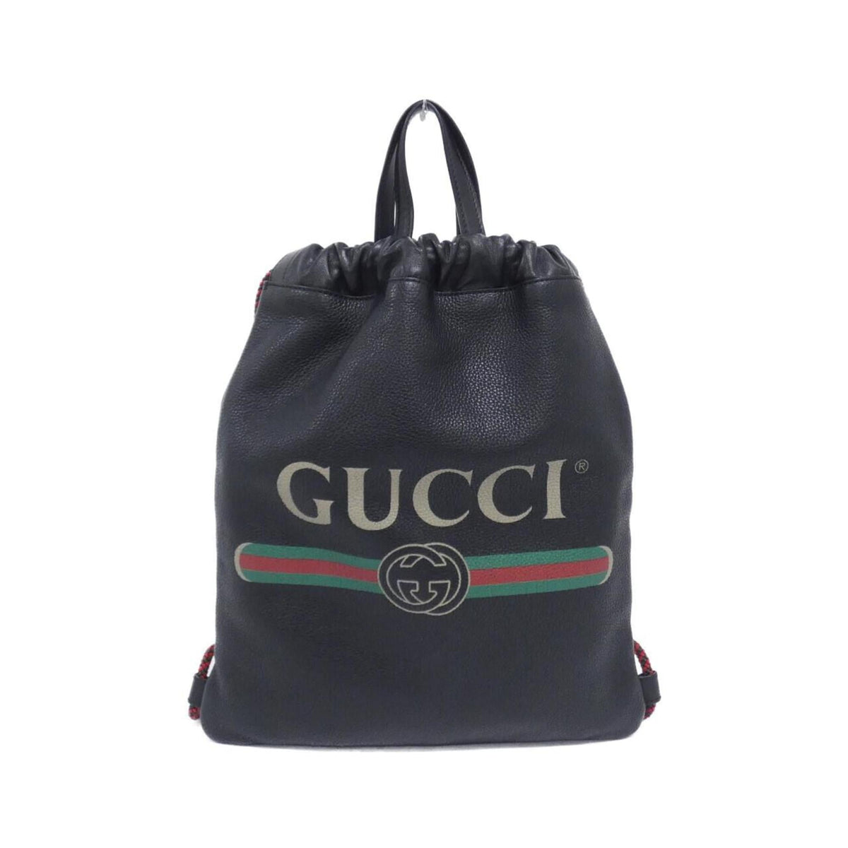 Gucci Black Leather Backpack (Pre-Owned)