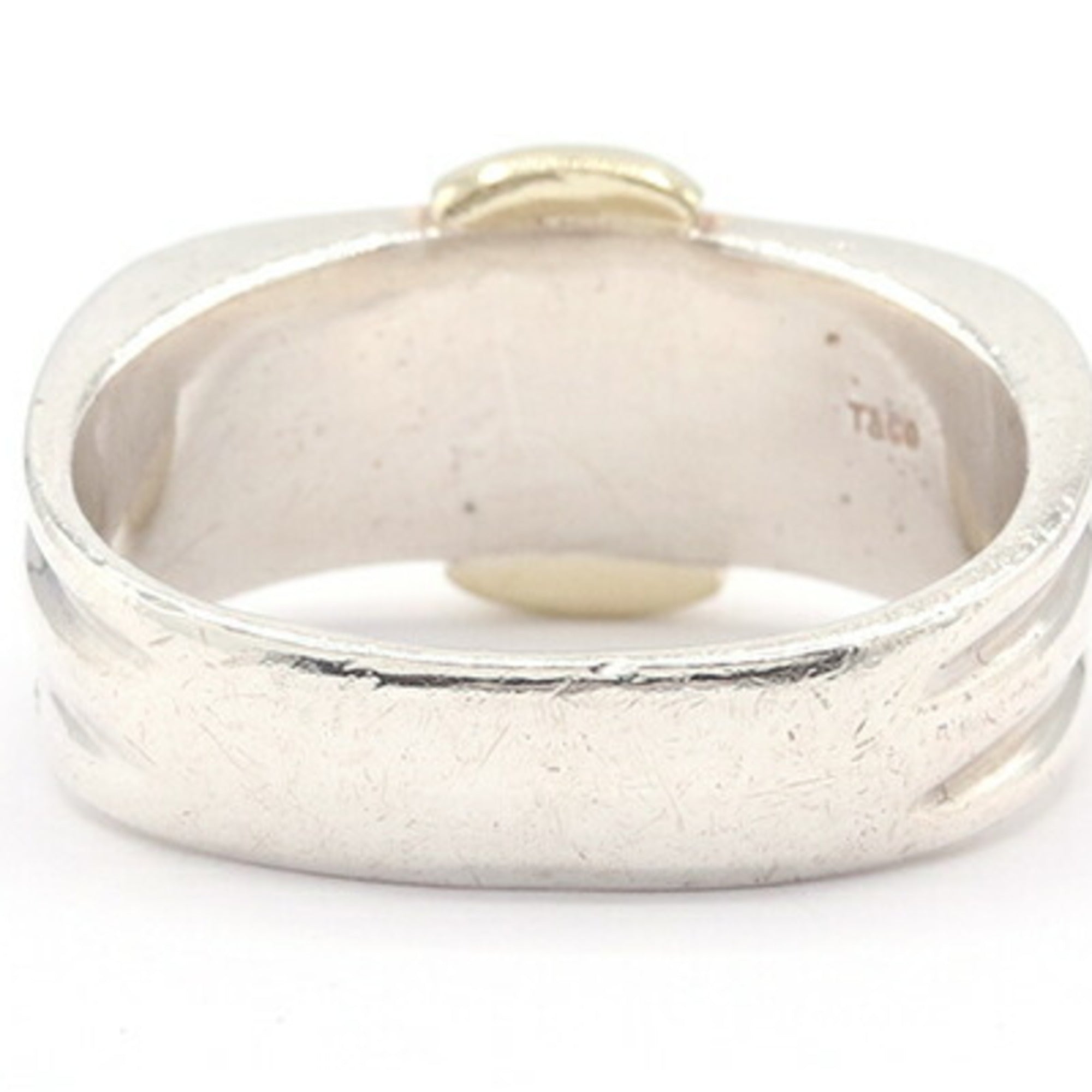 Tiffany Yellow Gold (18K) Sterling Silver 925 Band Ring (Pre-Owned)