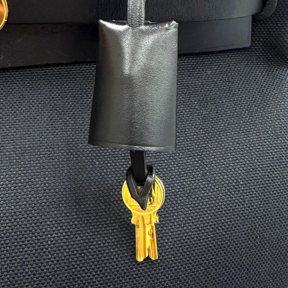 Hermes Black Cotton Backpack (Pre-Owned)