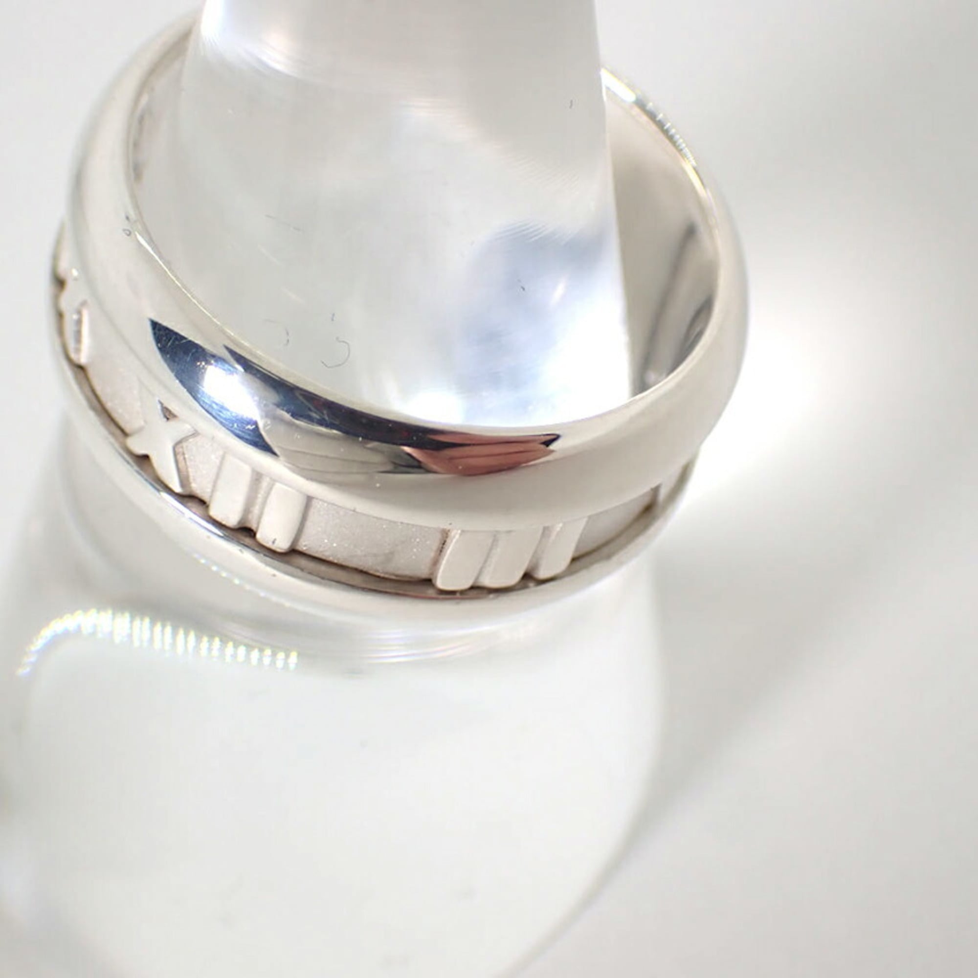 Tiffany Sterling Silver 925 Band Ring (Pre-Owned)