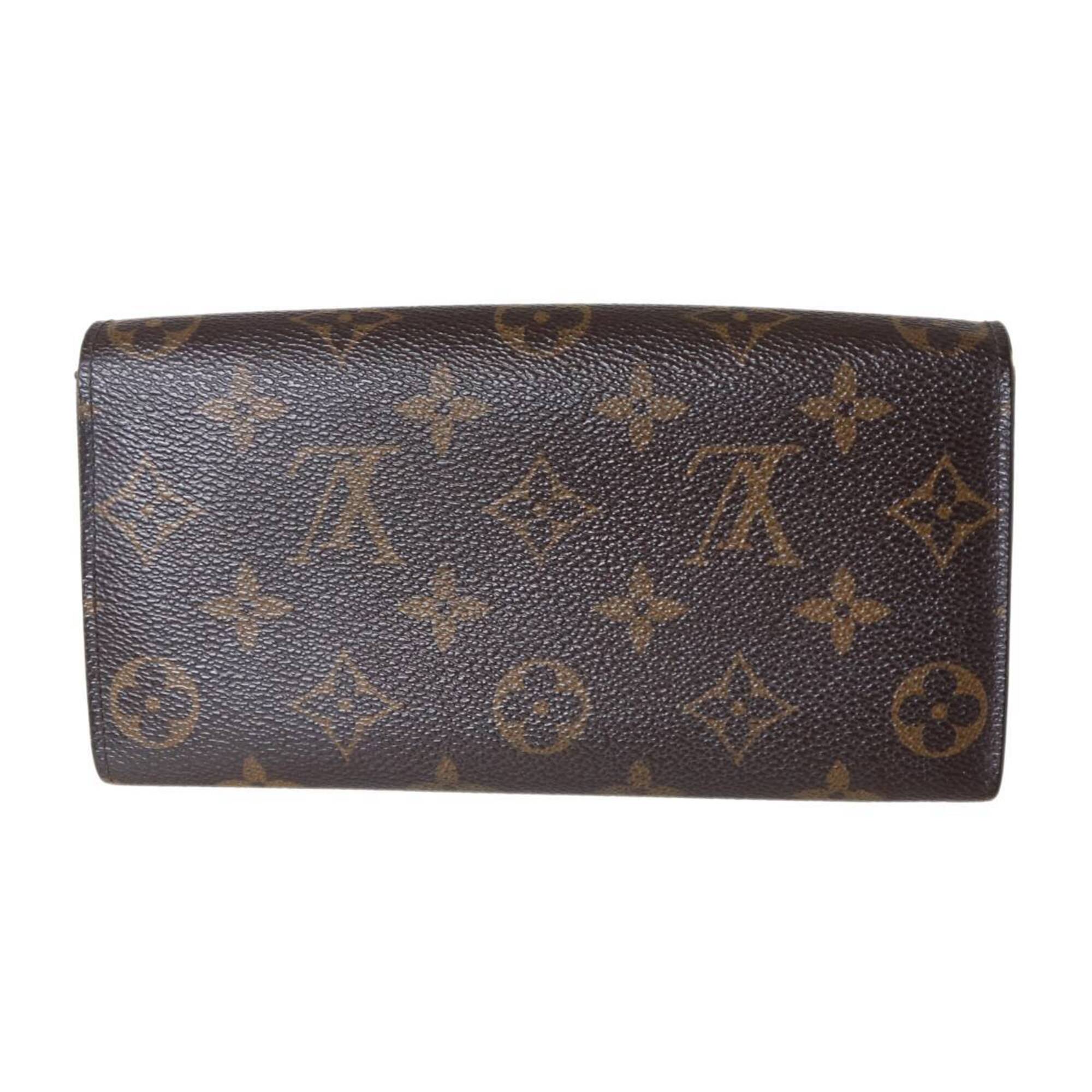 Louis Vuitton Monogram Brown Monogram Long Wallet (Bi-Fold) (Pre-Owned)