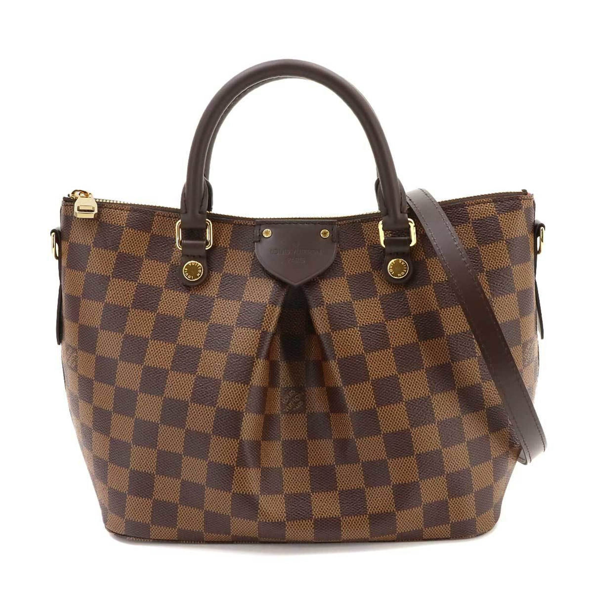 Louis Vuitton Ebene Damier Canvas Handbag (Pre-Owned)