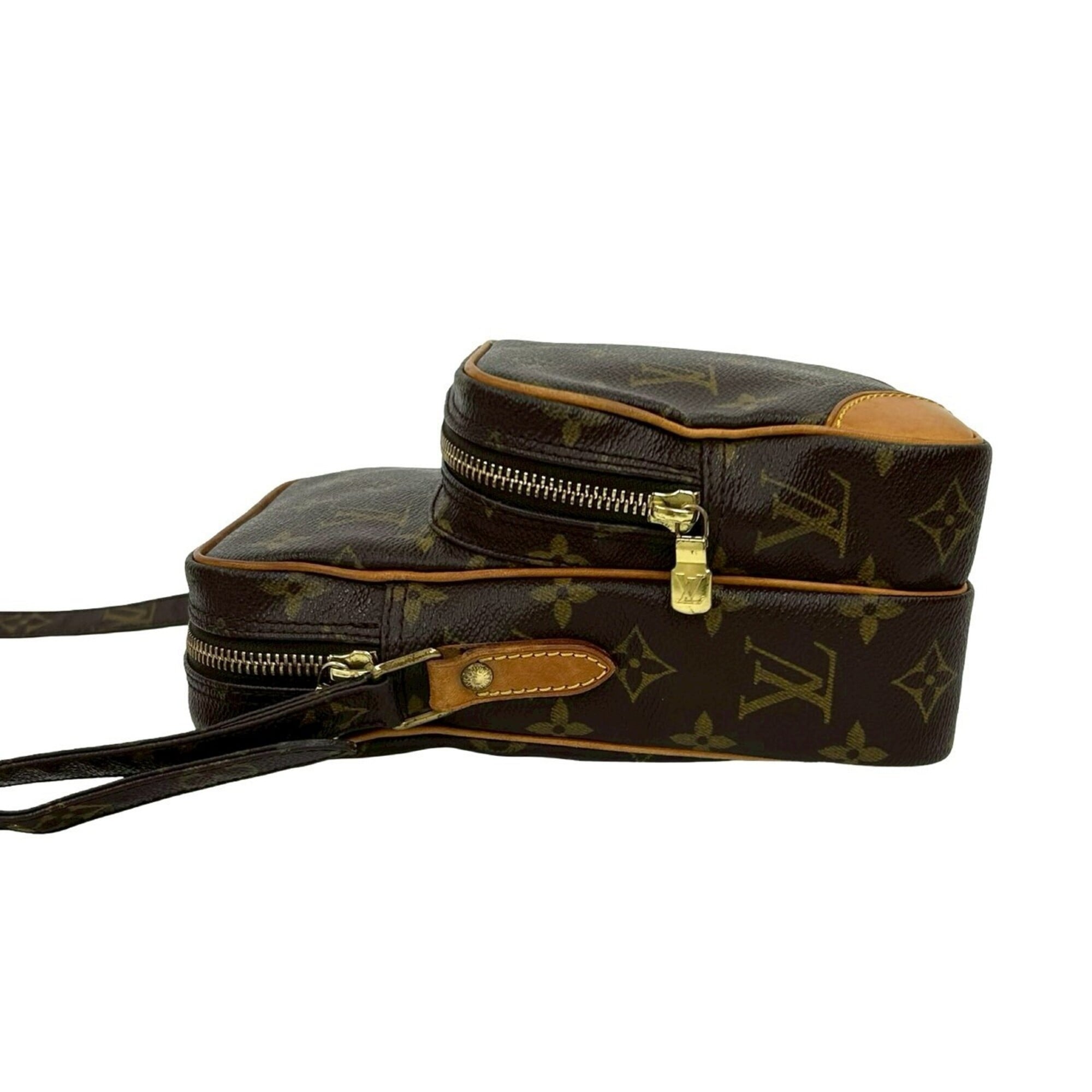 Louis Vuitton Brown Leather Pvc Pochette Shoulder Bag (Pre-Owned)