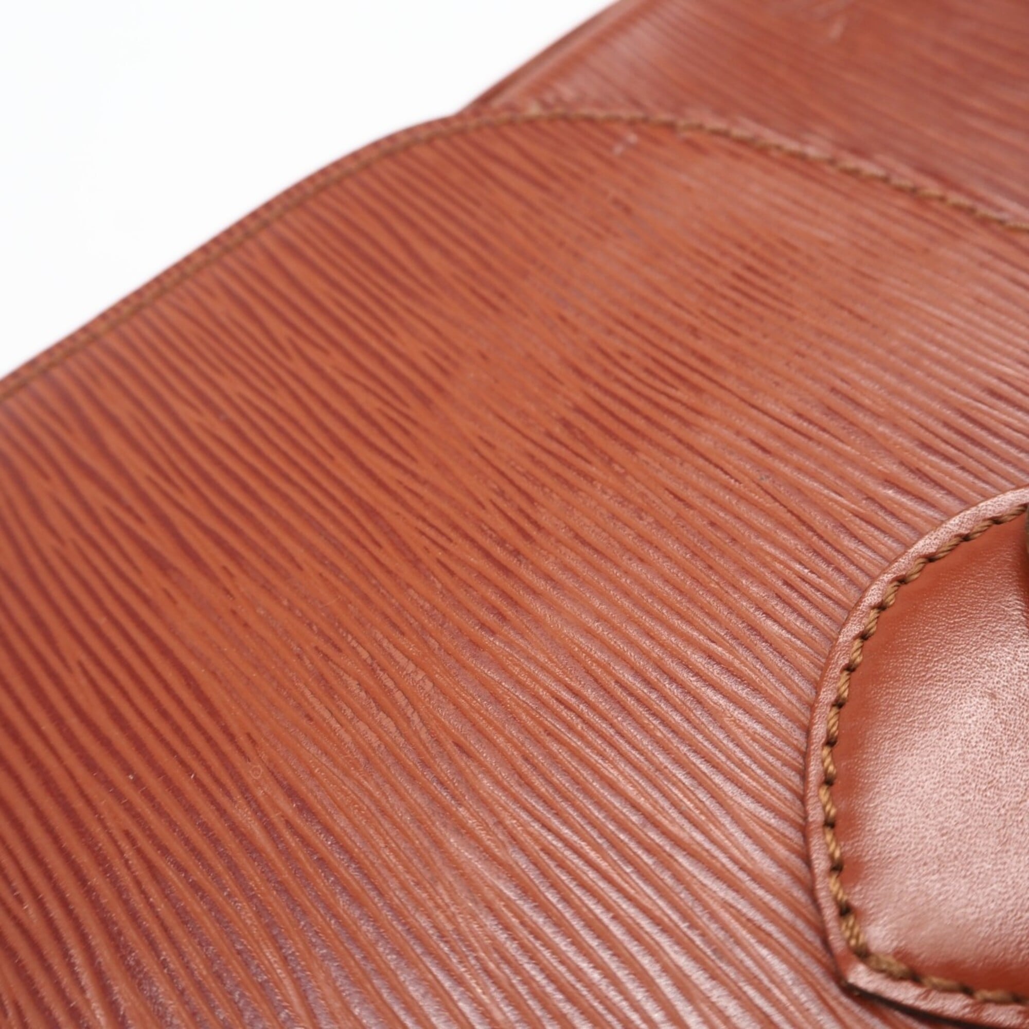 Louis Vuitton Brown Leather Shoulder Bag (Pre-Owned)